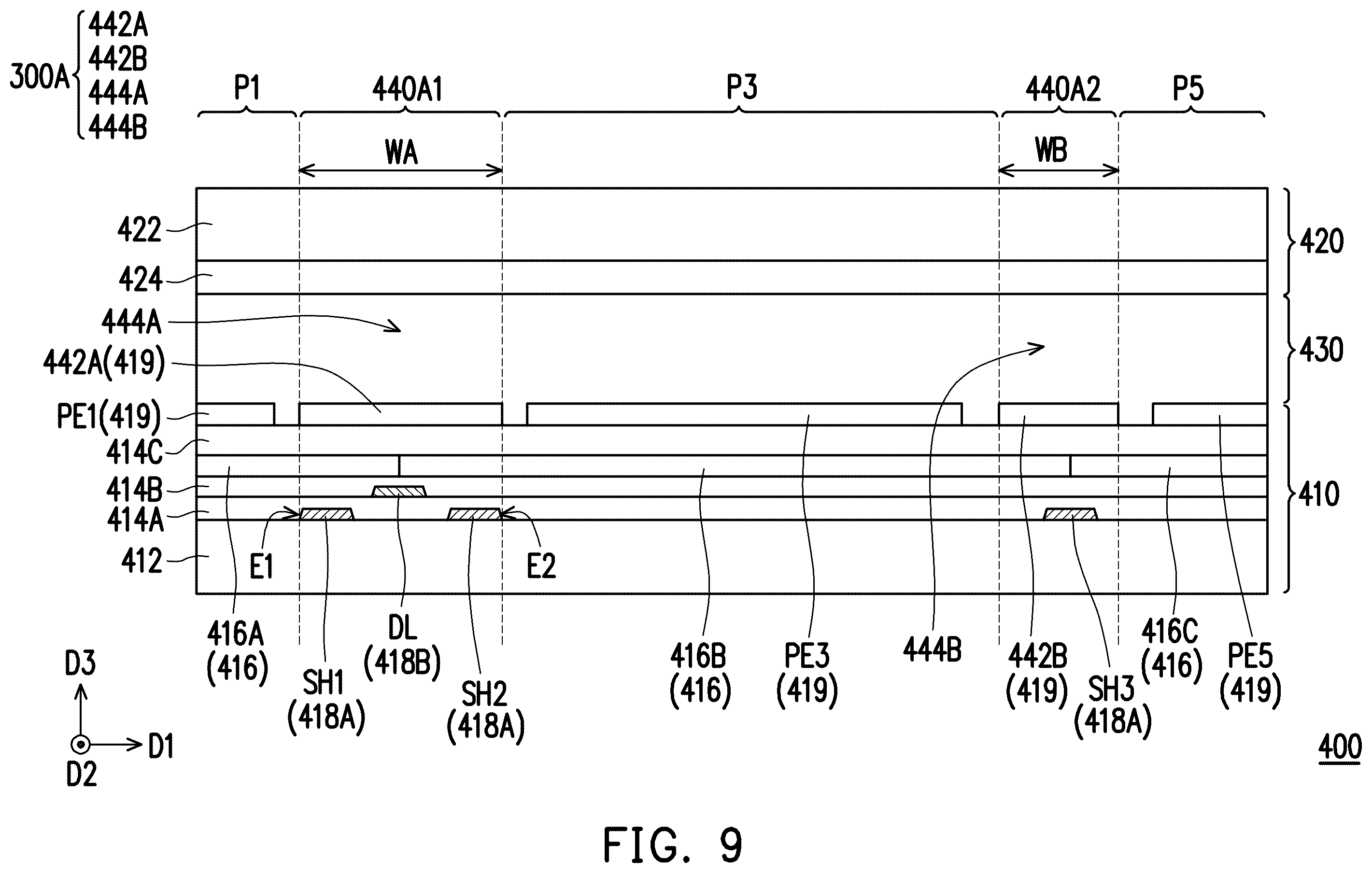 Patent US12347363 Figure 9 – Electronic device