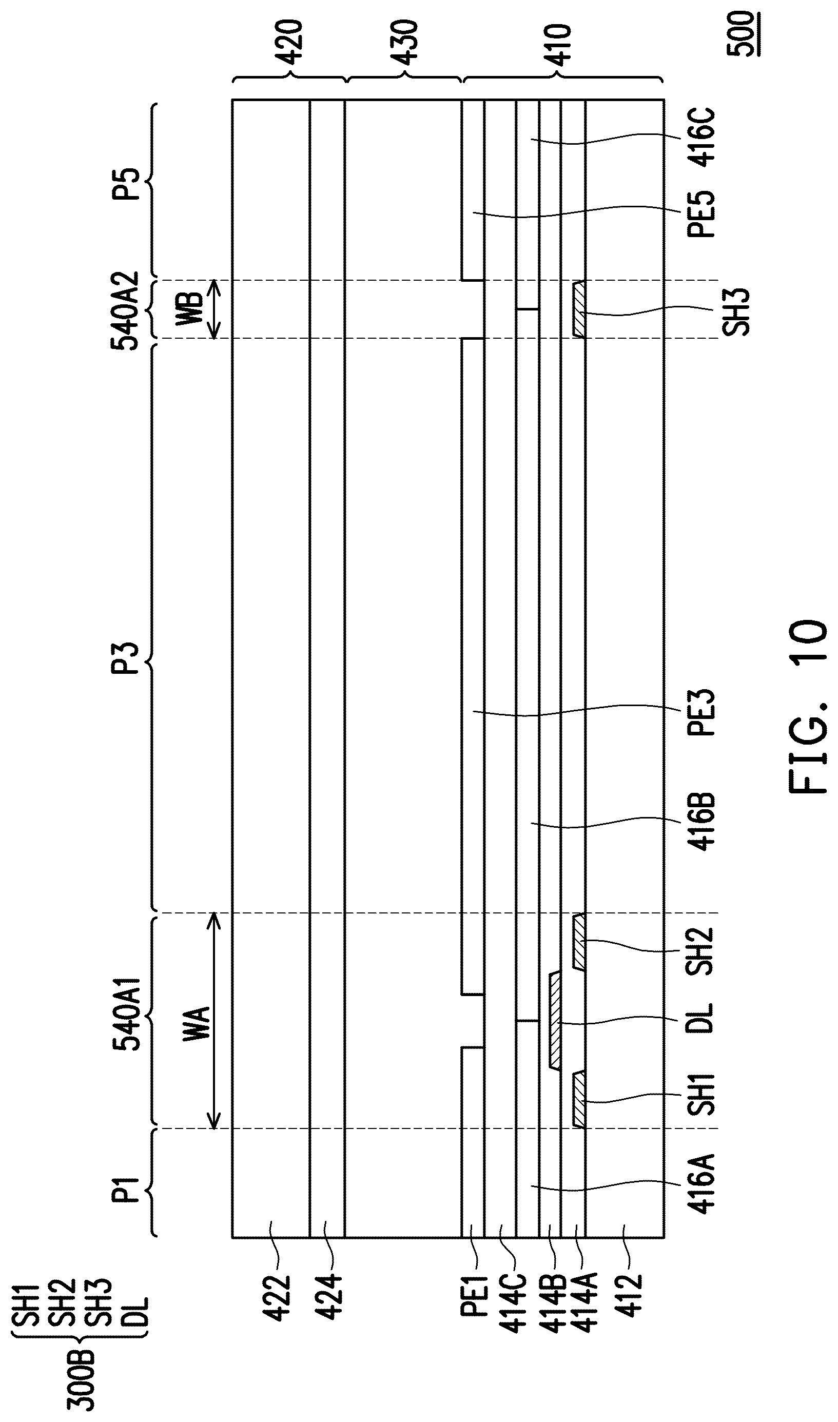 Patent US12347363 Figure 10 – Electronic device