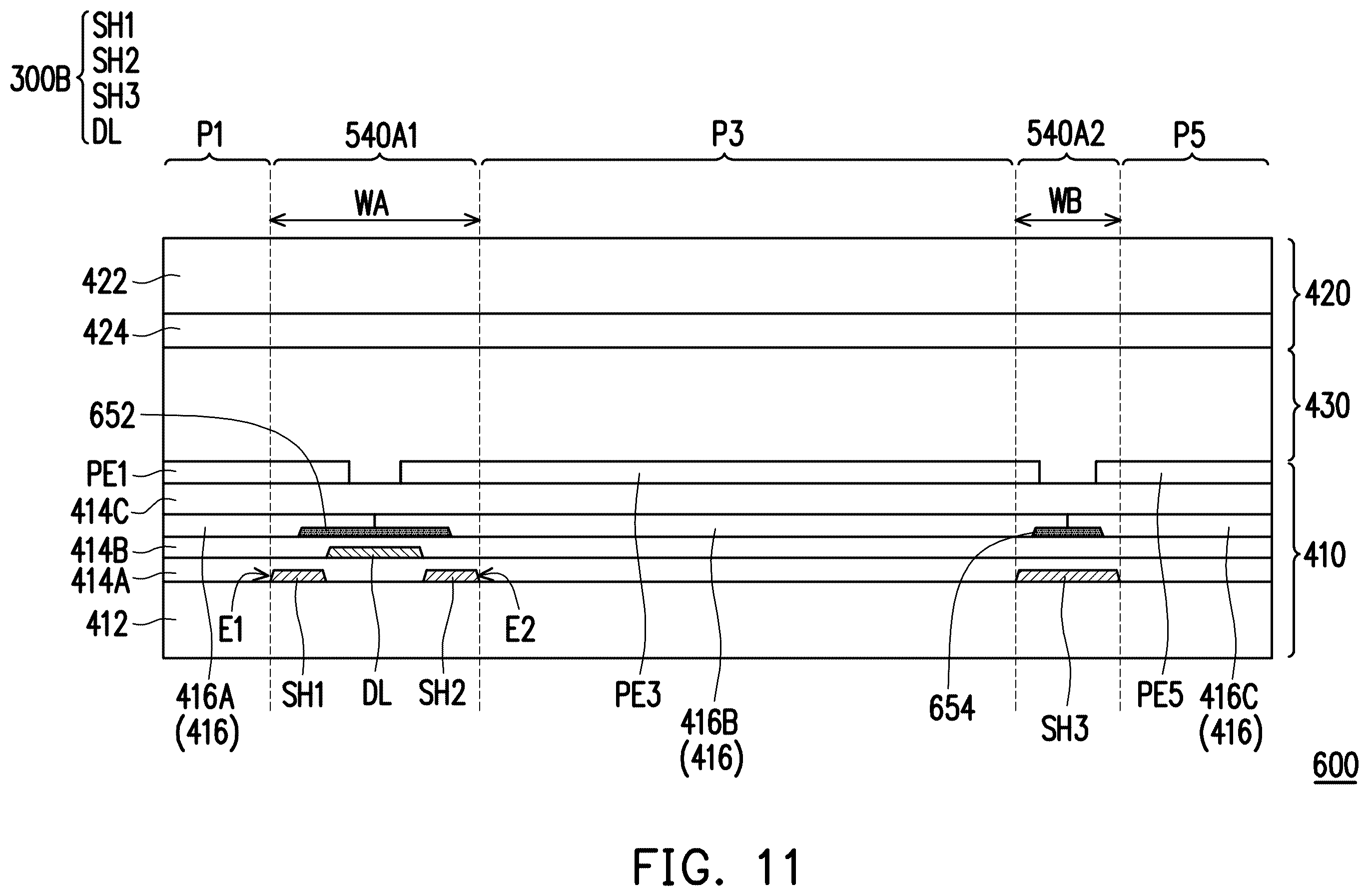 Patent US12347363 Figure 11 – Electronic device