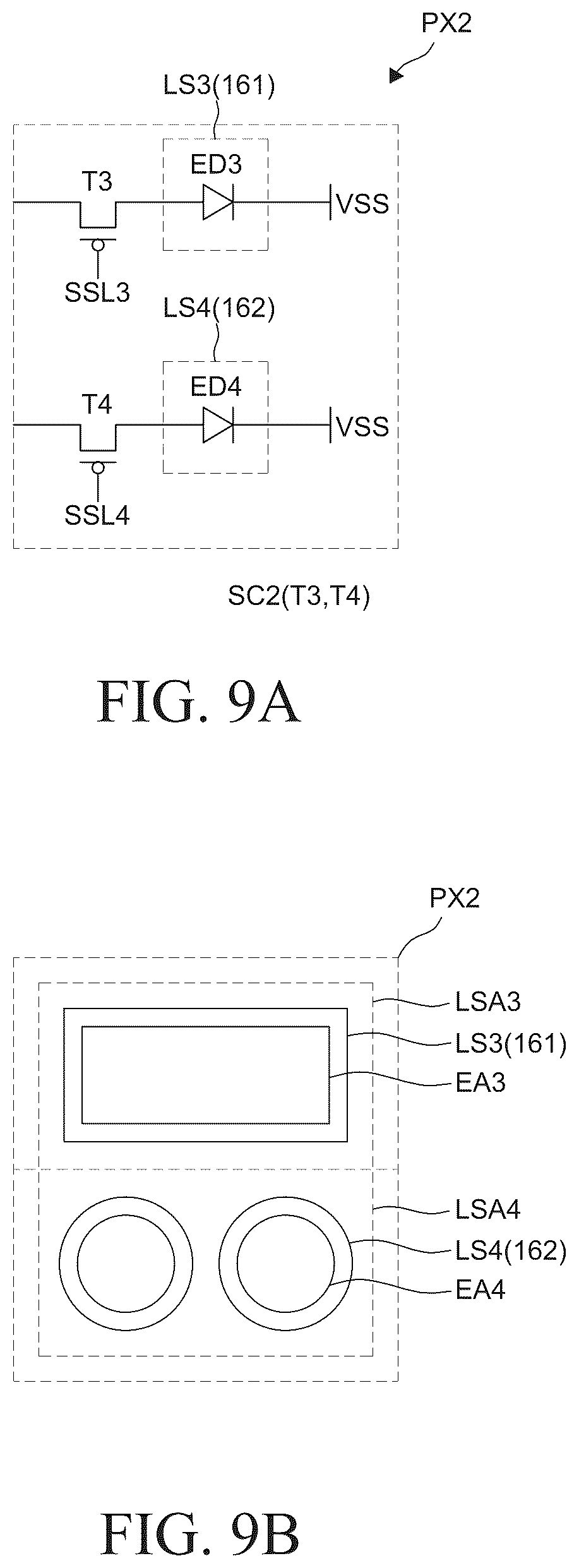 Patent US12347366 Figure 8 – Display device