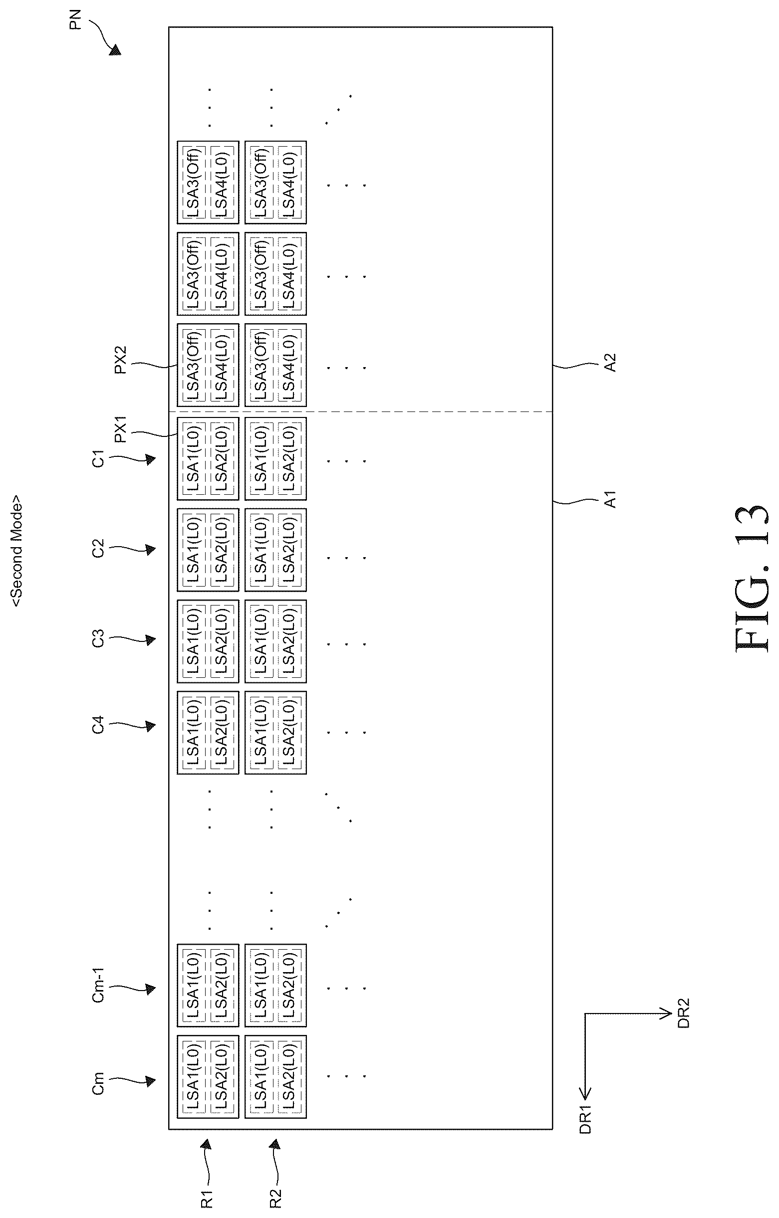 Patent US12347366 Figure 12 – Display device