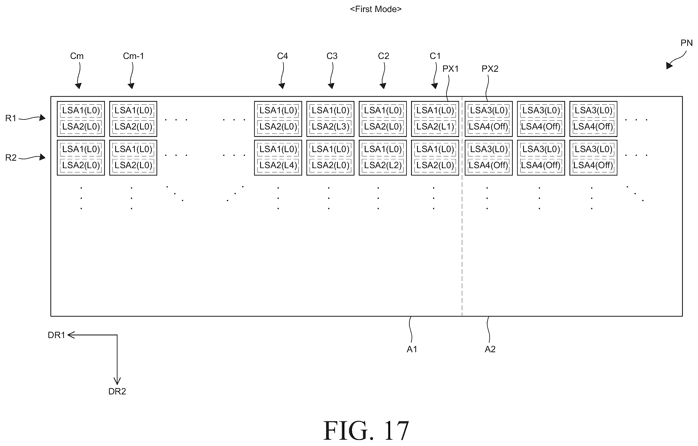 Patent US12347366 Figure 16 – Display device