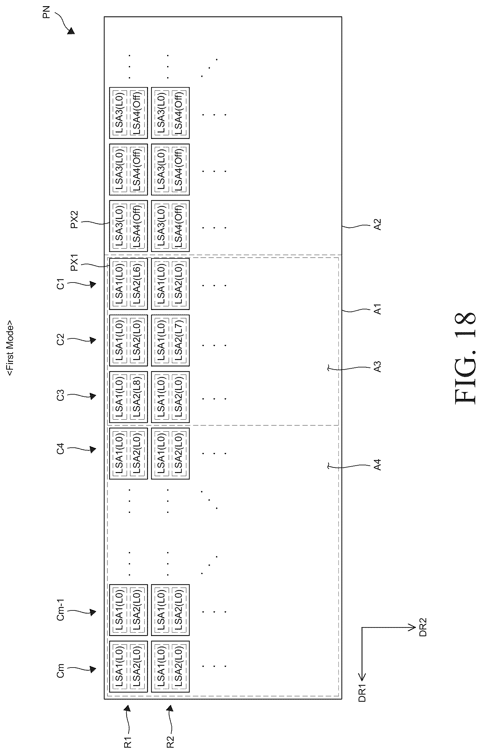 Patent US12347366 Figure 17 – Display device