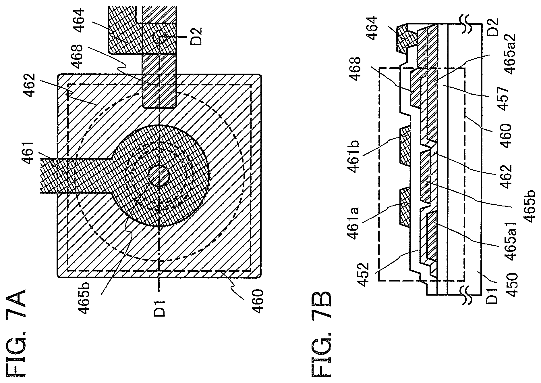 Patent US12347368 Figure 7 – Semiconductor device and electronic device including semiconductor device