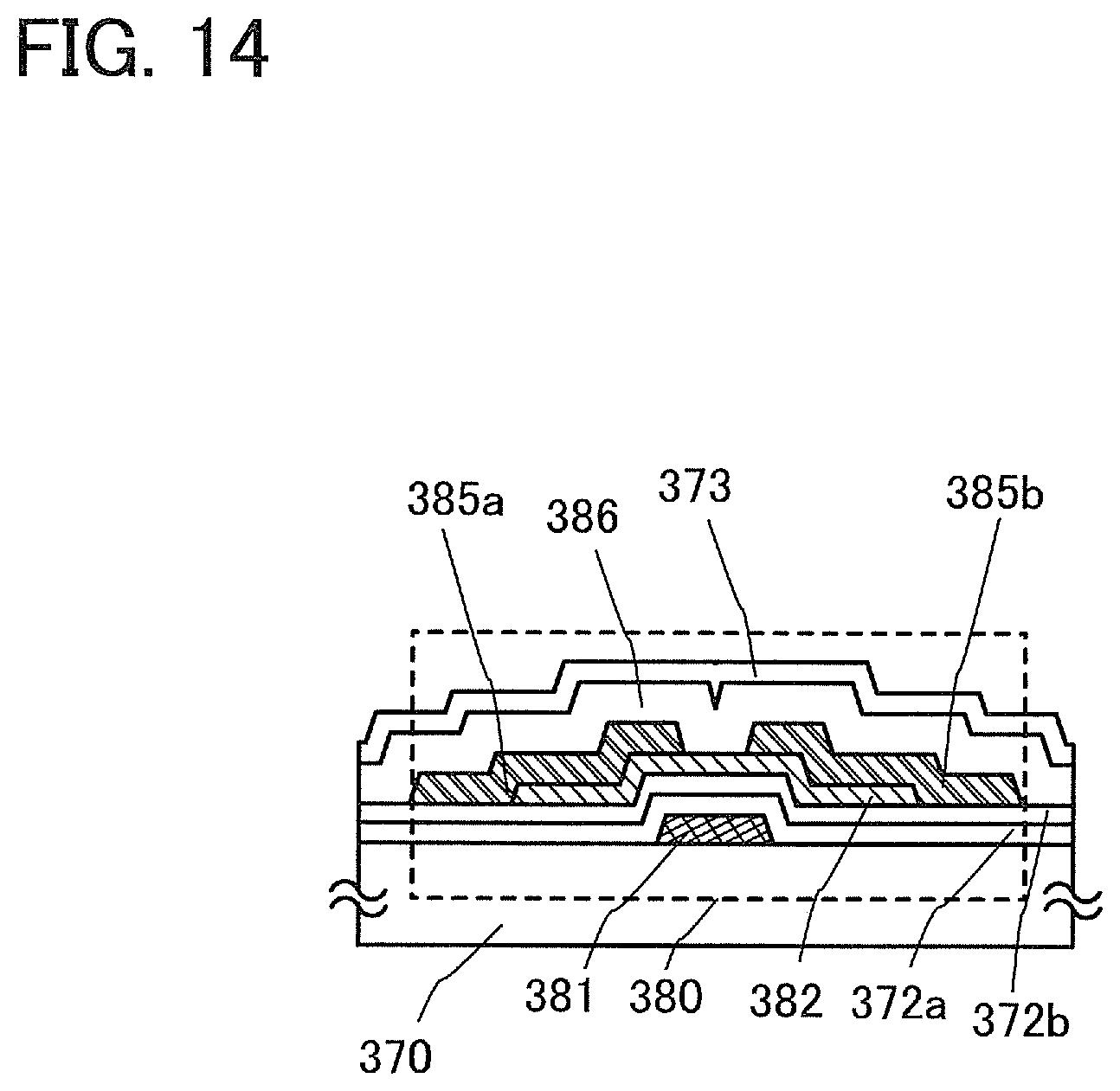 Patent US12347368 Figure 14 – Semiconductor device and electronic device including semiconductor device