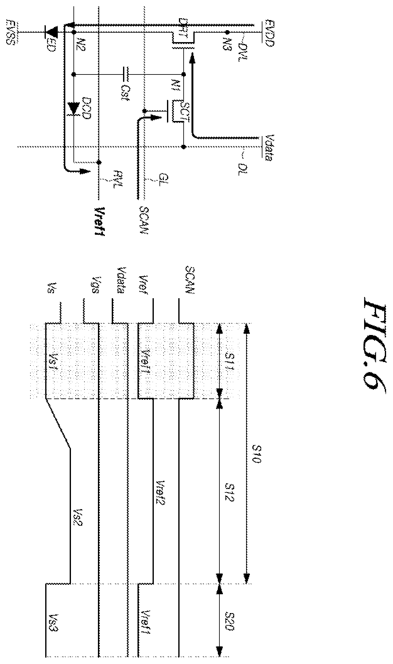 Patent US12347372 Figure 6 – Pixel circuit and display device