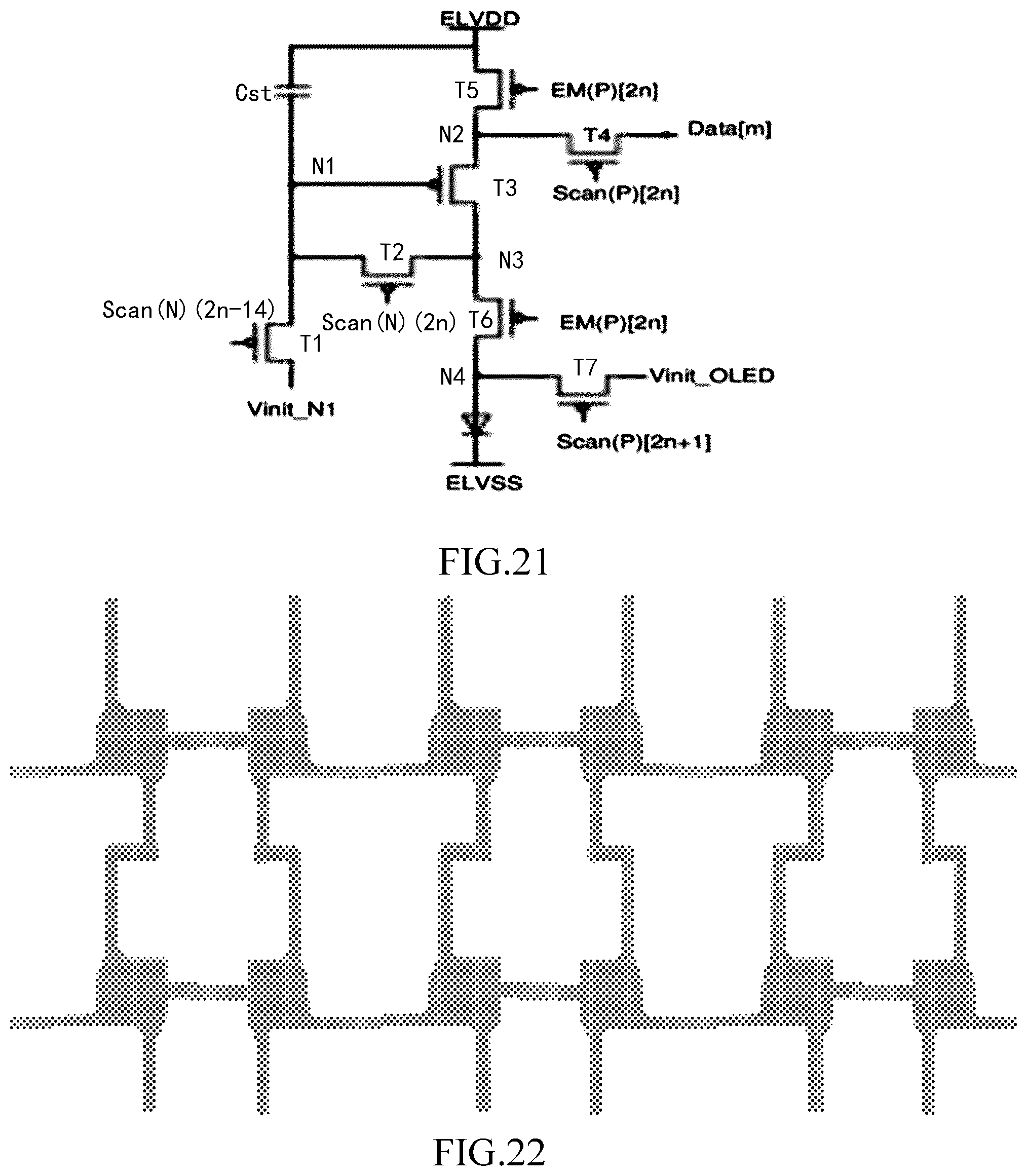 Patent US12347374 Figure 19 – Array substrate for display panel improving response speed of pixel circuit