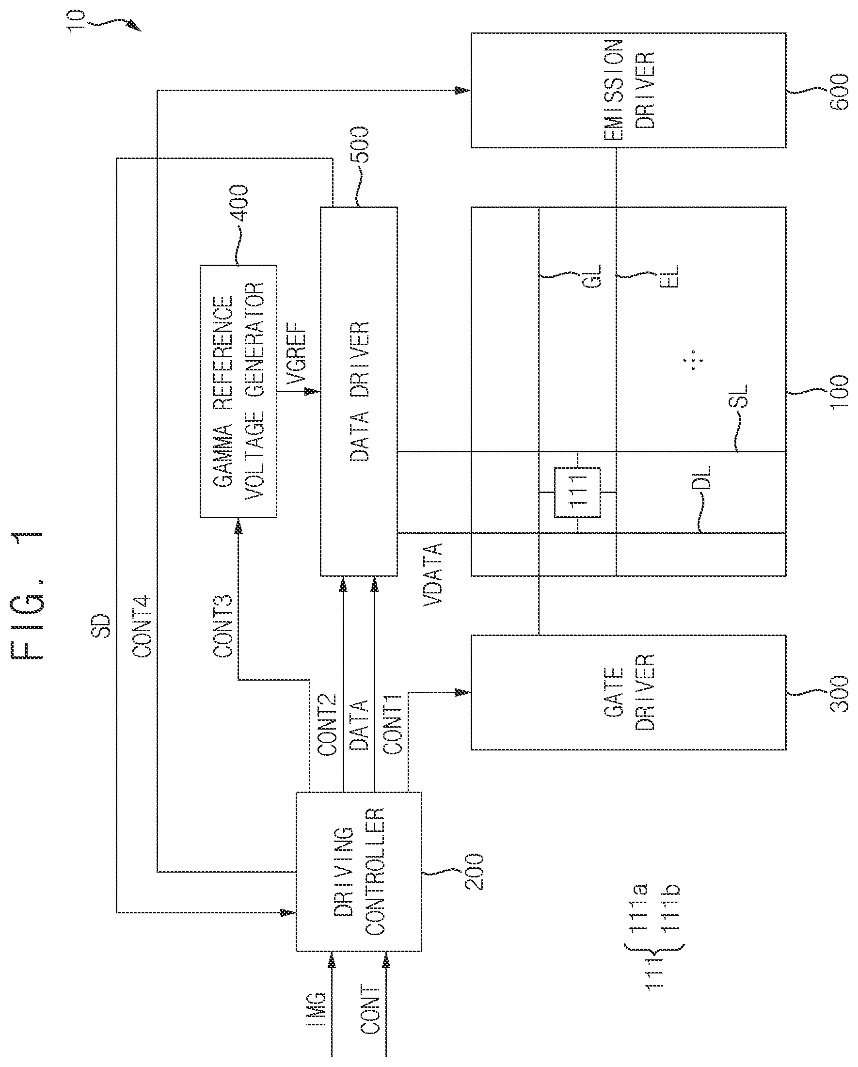 Patent US12347375 Figure 1 – Pixel circuit and display device including the same