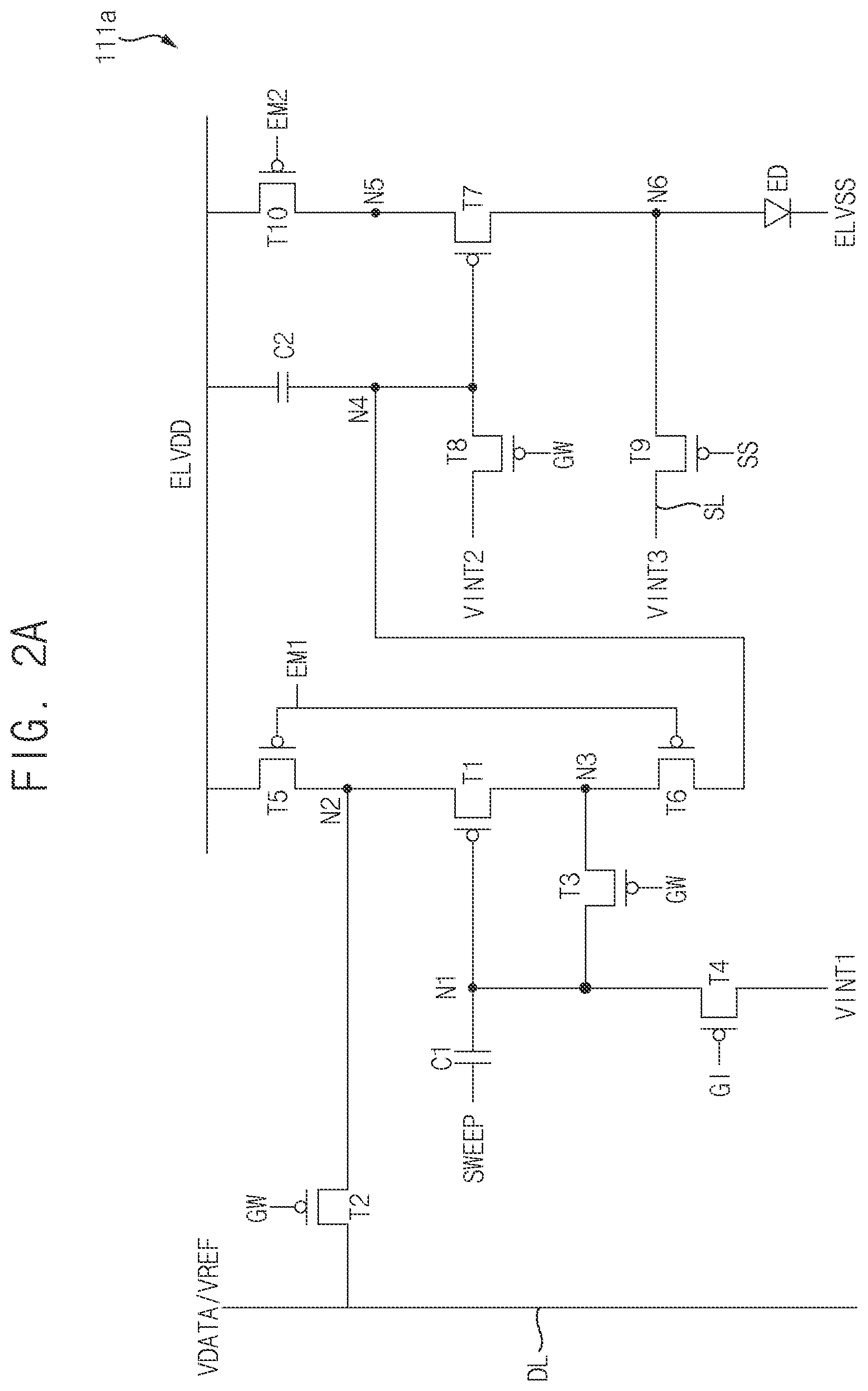 Patent US12347375 Figure 2 – Pixel circuit and display device including the same