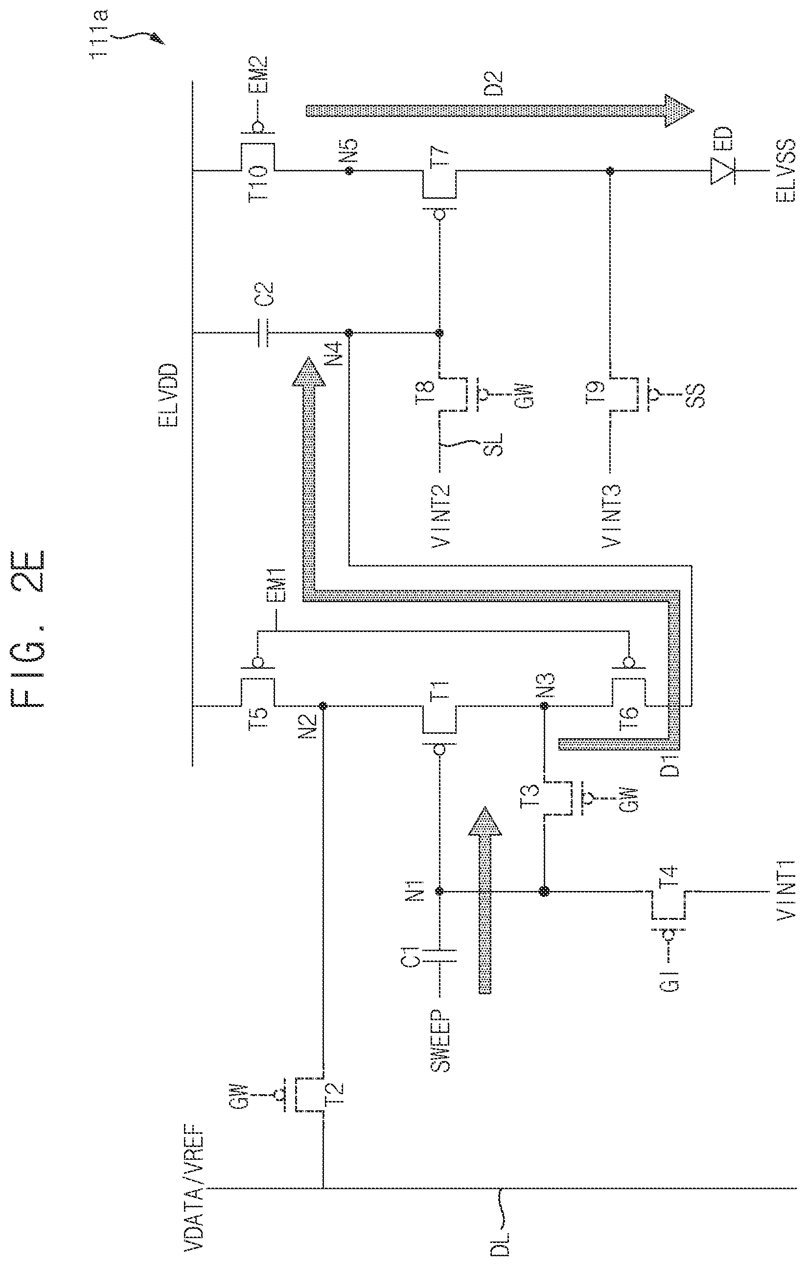 Patent US12347375 Figure 6 – Pixel circuit and display device including the same