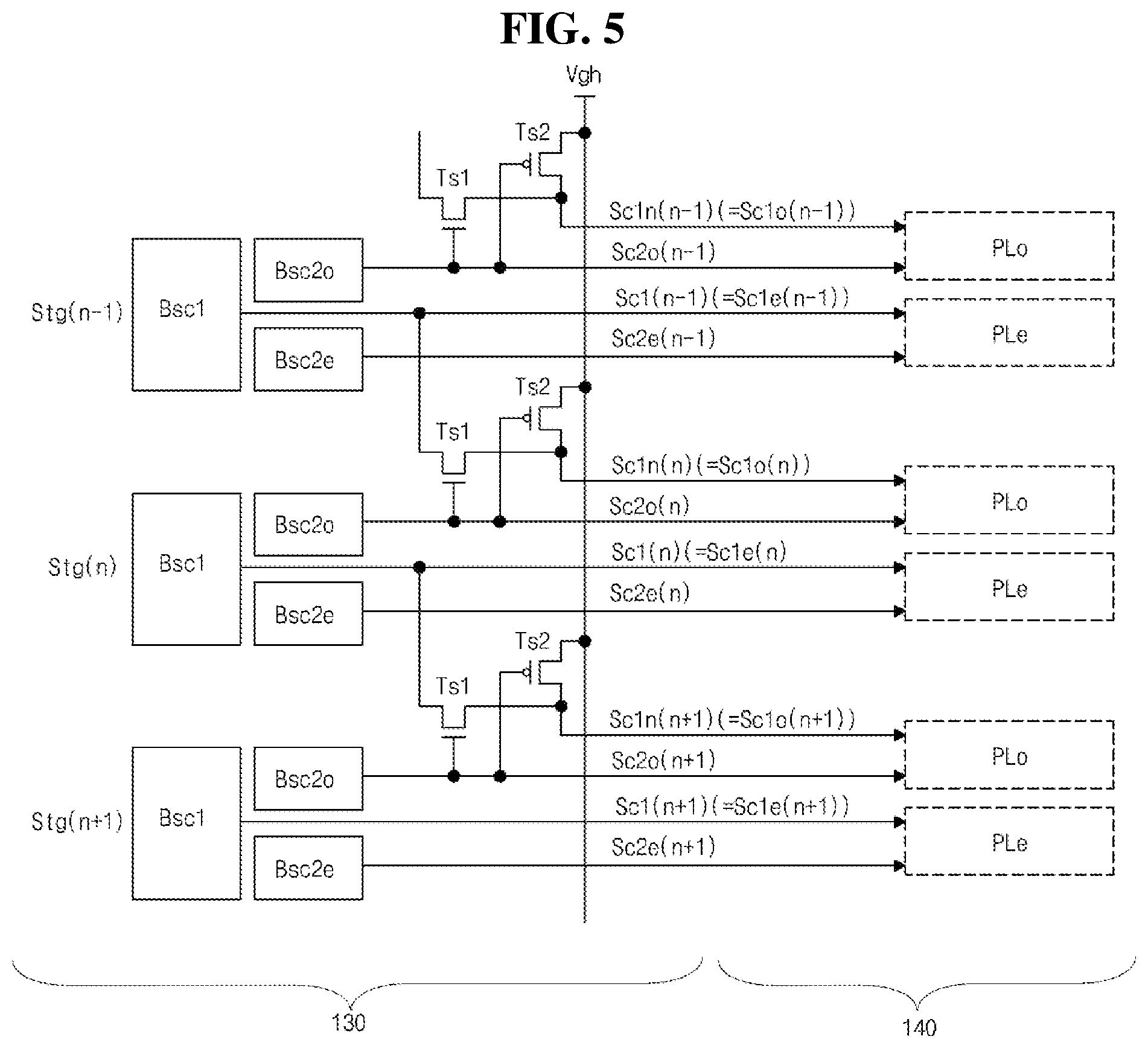 Patent US12347377 Figure 6 – Display device including stage transistor
