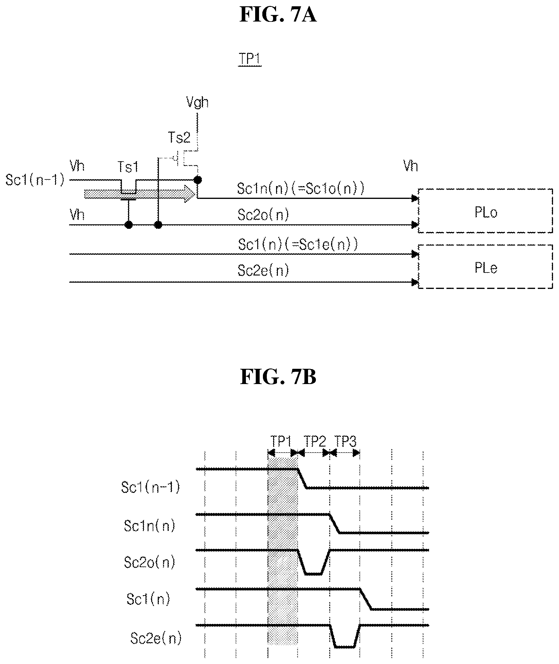 Patent US12347377 Figure 8 – Display device including stage transistor