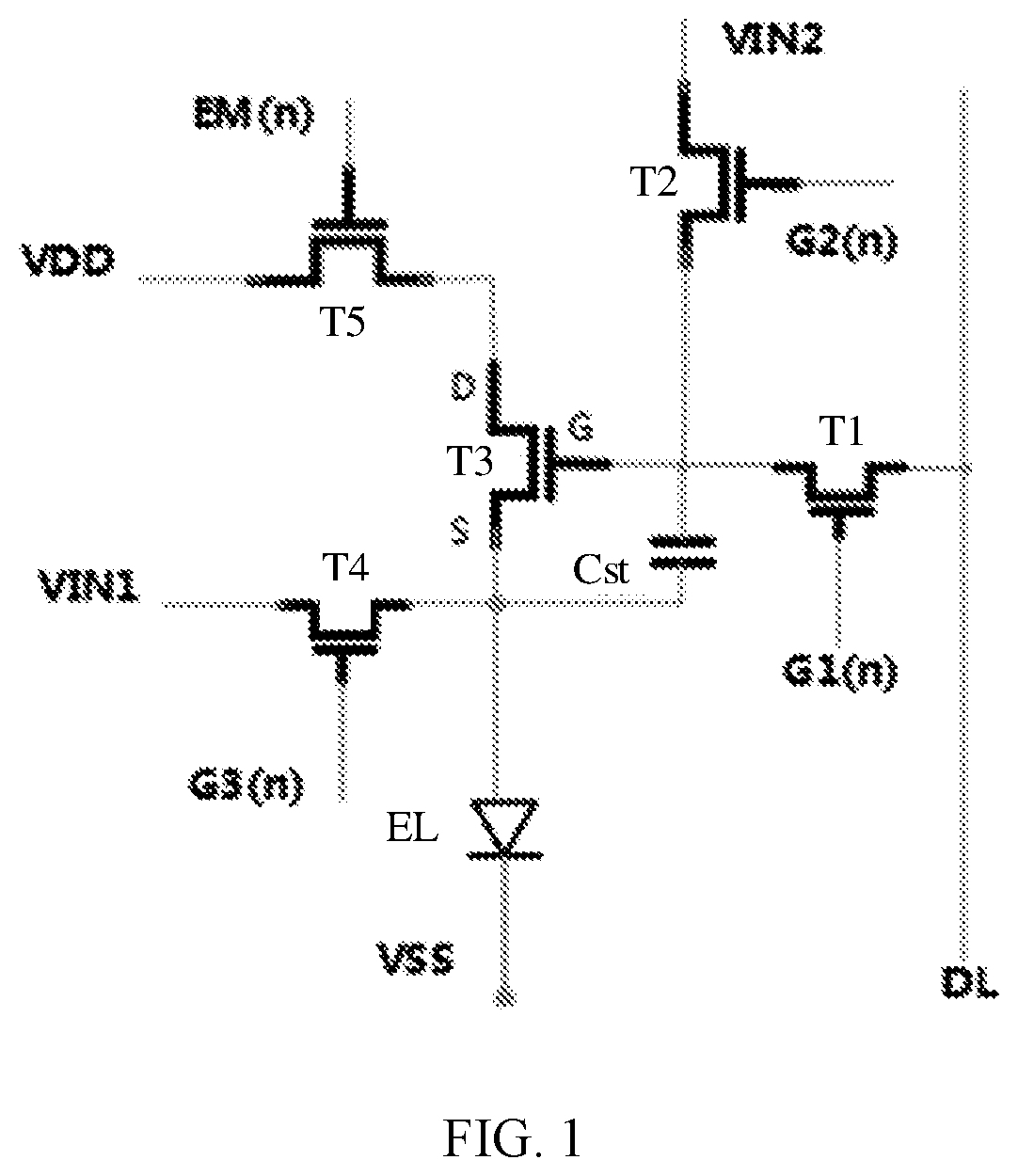 Patent US12347379 — Pixel circuit and driving method thereof, and display device — Figure 1