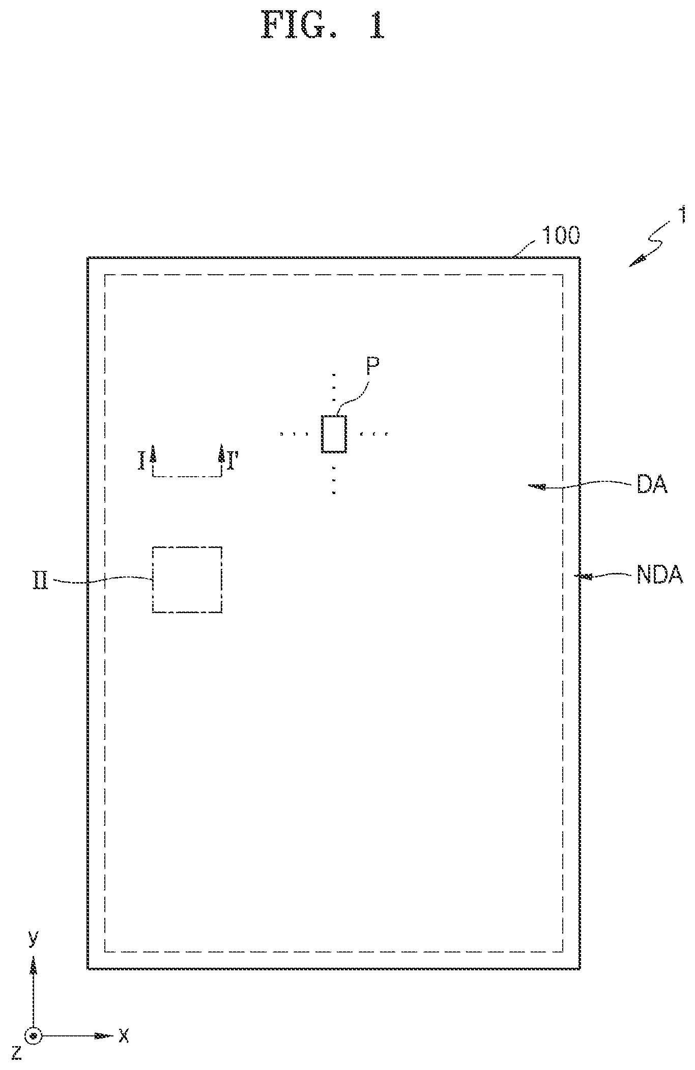 Patent US12347380 Figure 1 – Display apparatus