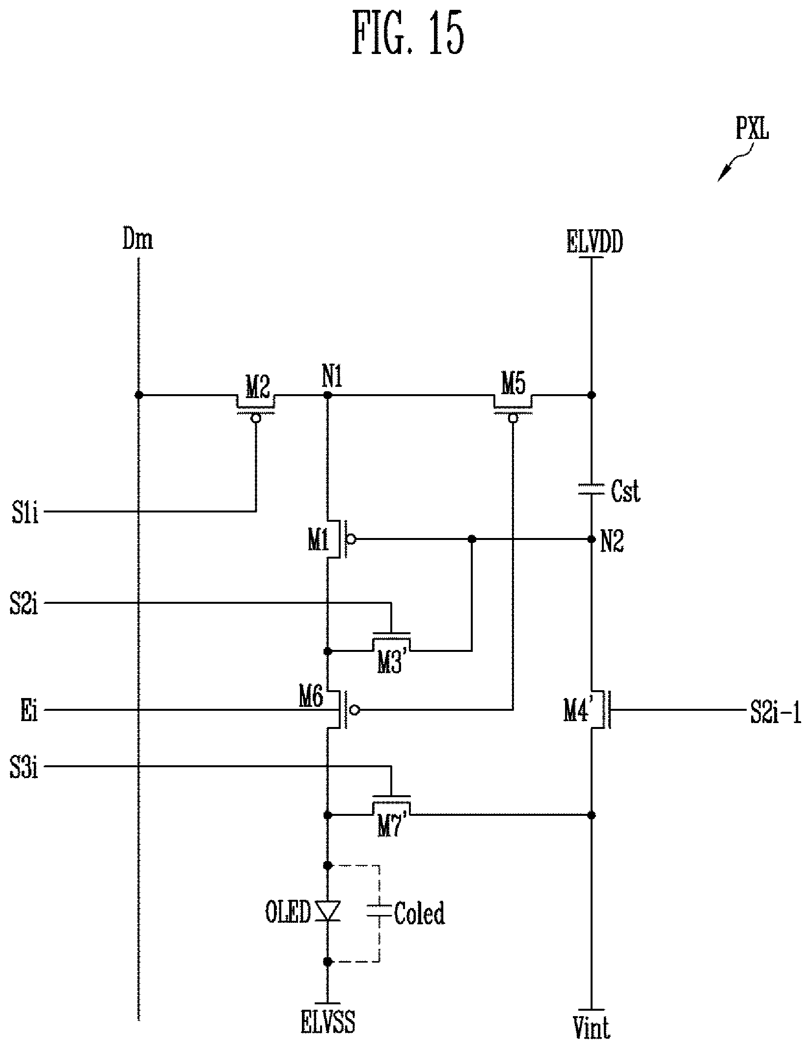 Patent US12347381 Figure 14 – Organic light emitting display device