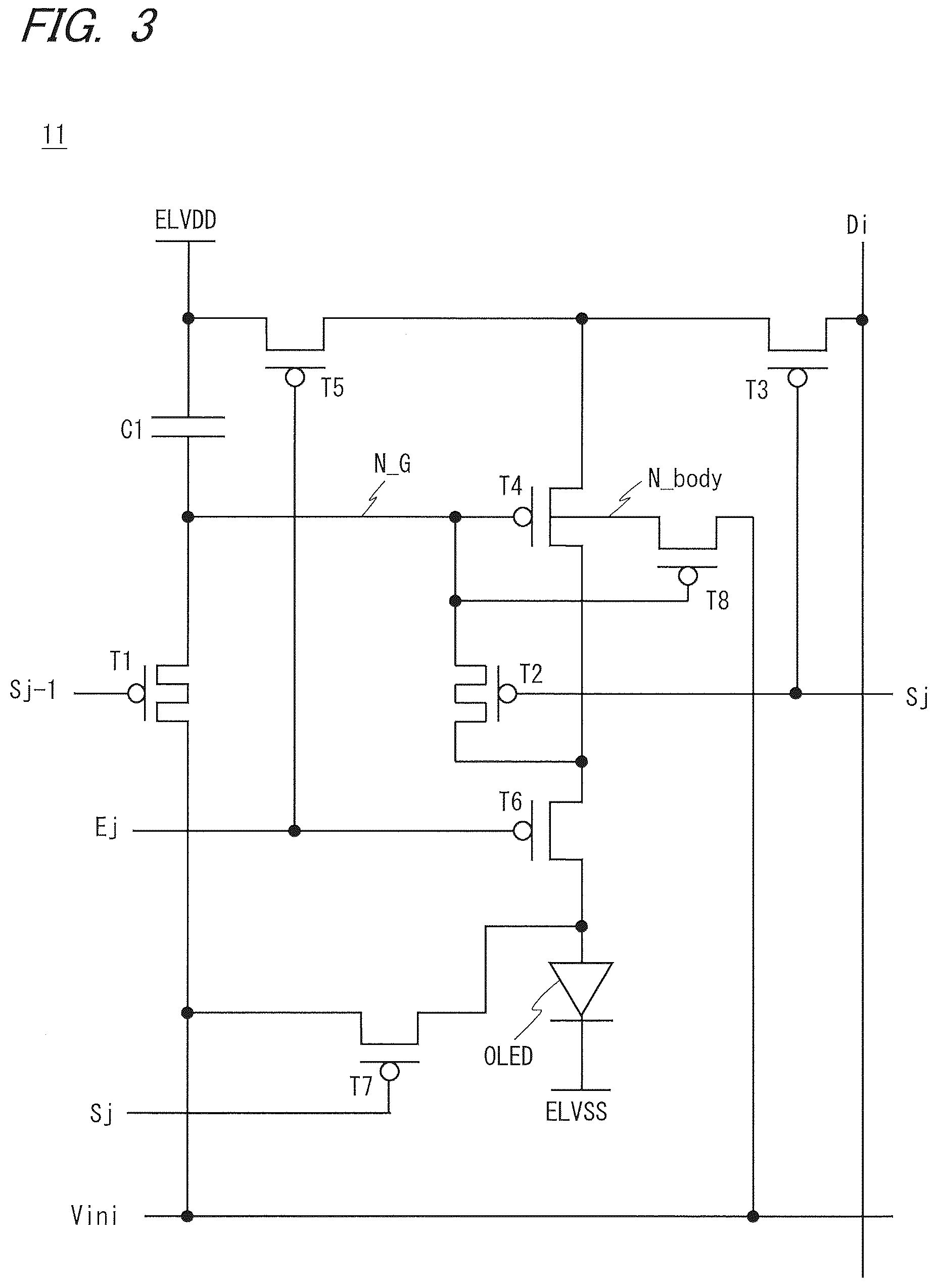Patent US12347383 Figure 3 – Display device