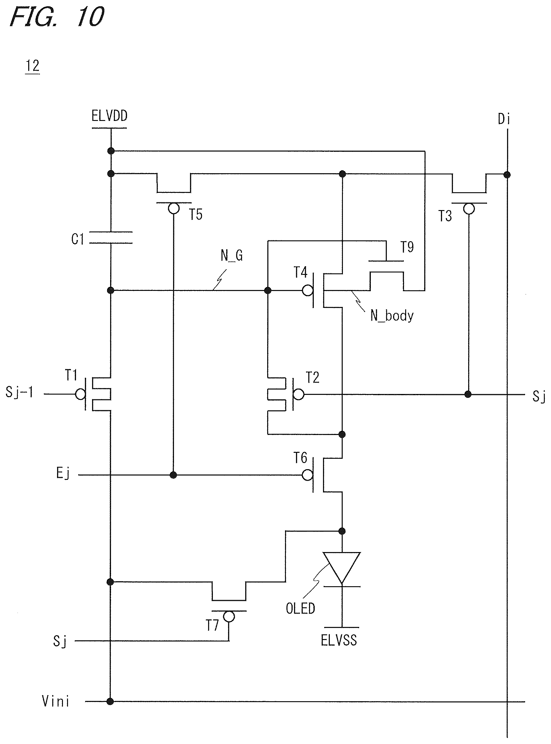 Patent US12347383 Figure 10 – Display device