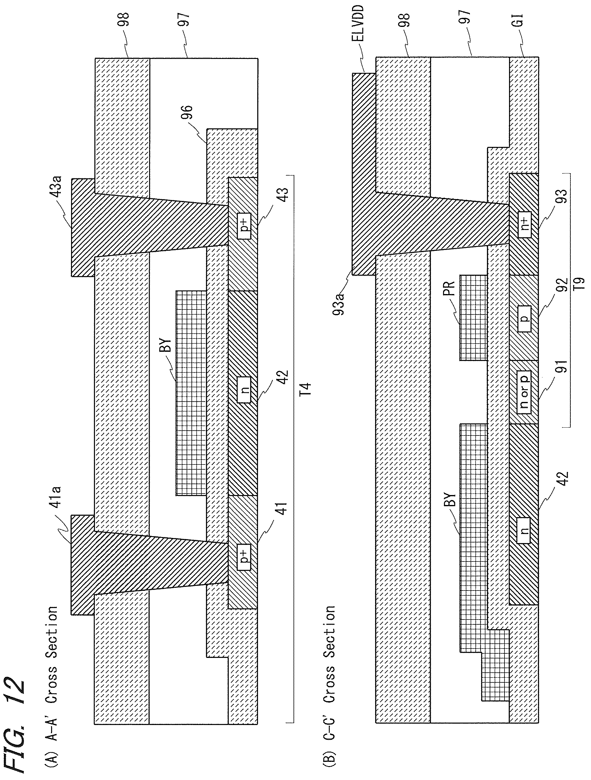 Patent US12347383 Figure 12 – Display device
