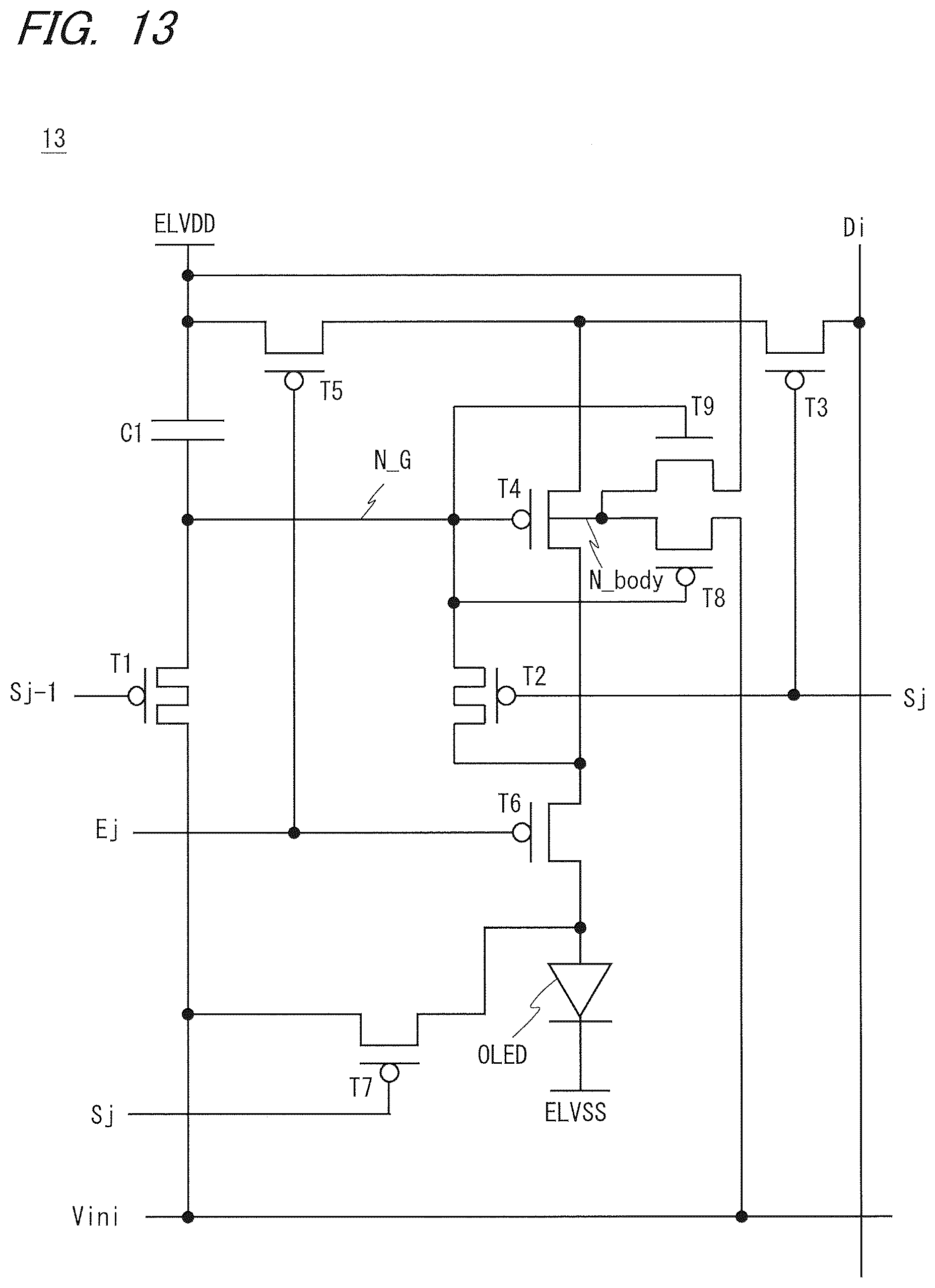 Patent US12347383 Figure 13 – Display device