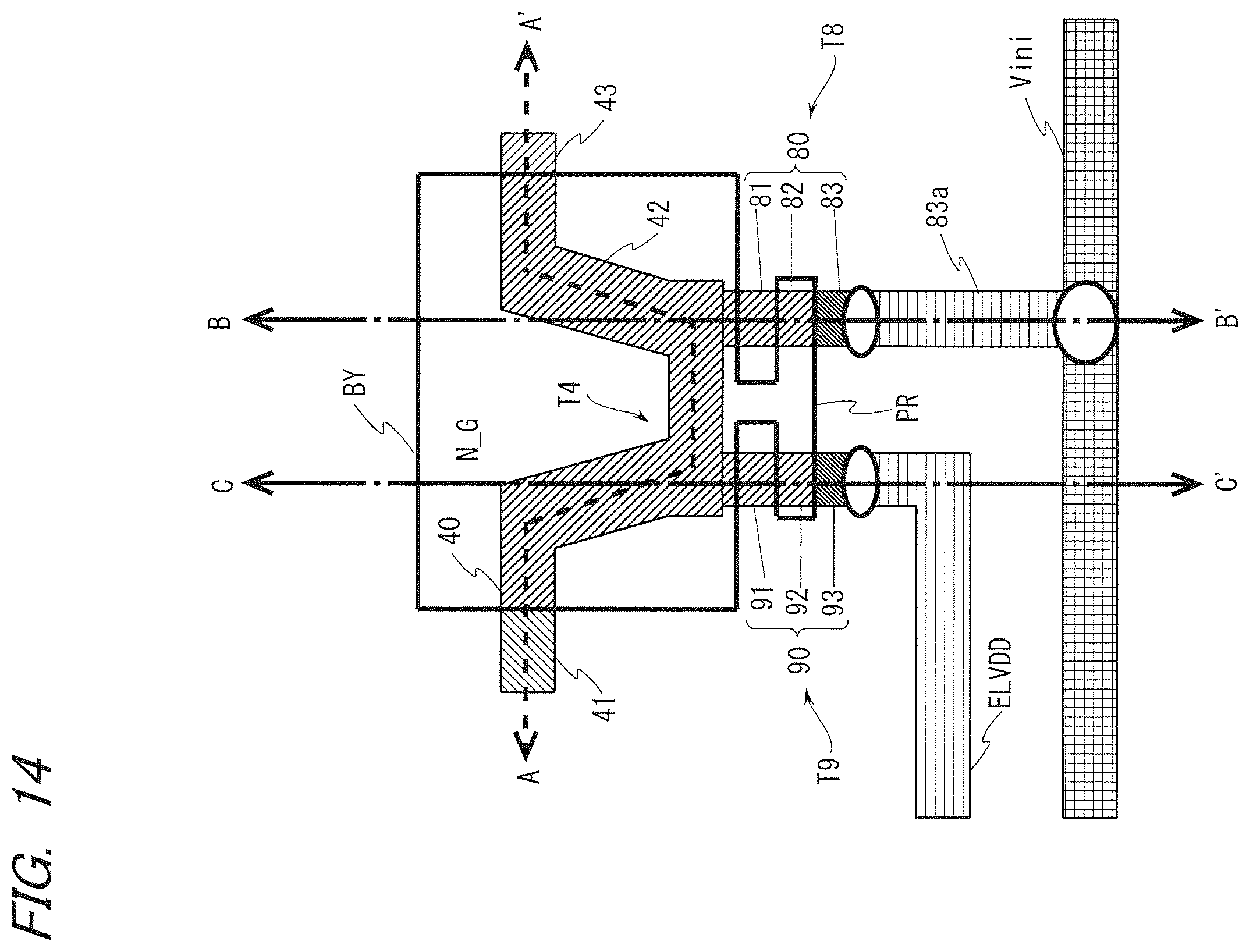 Patent US12347383 Figure 14 – Display device