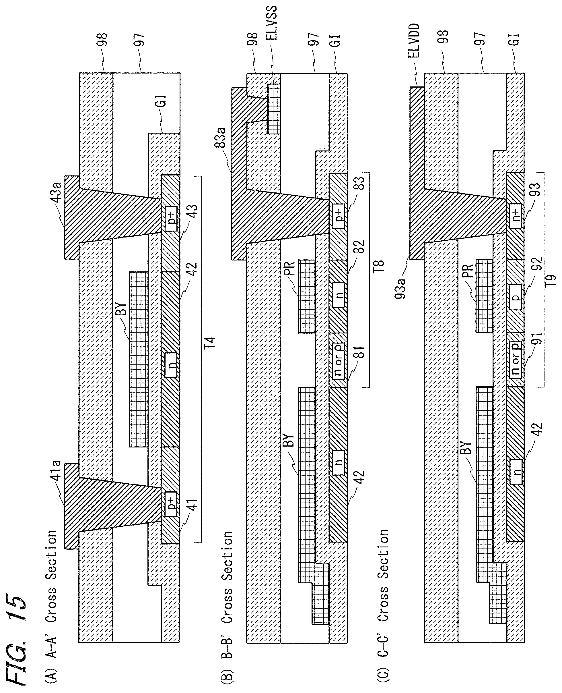 Patent US12347383 Figure 15 – Display device