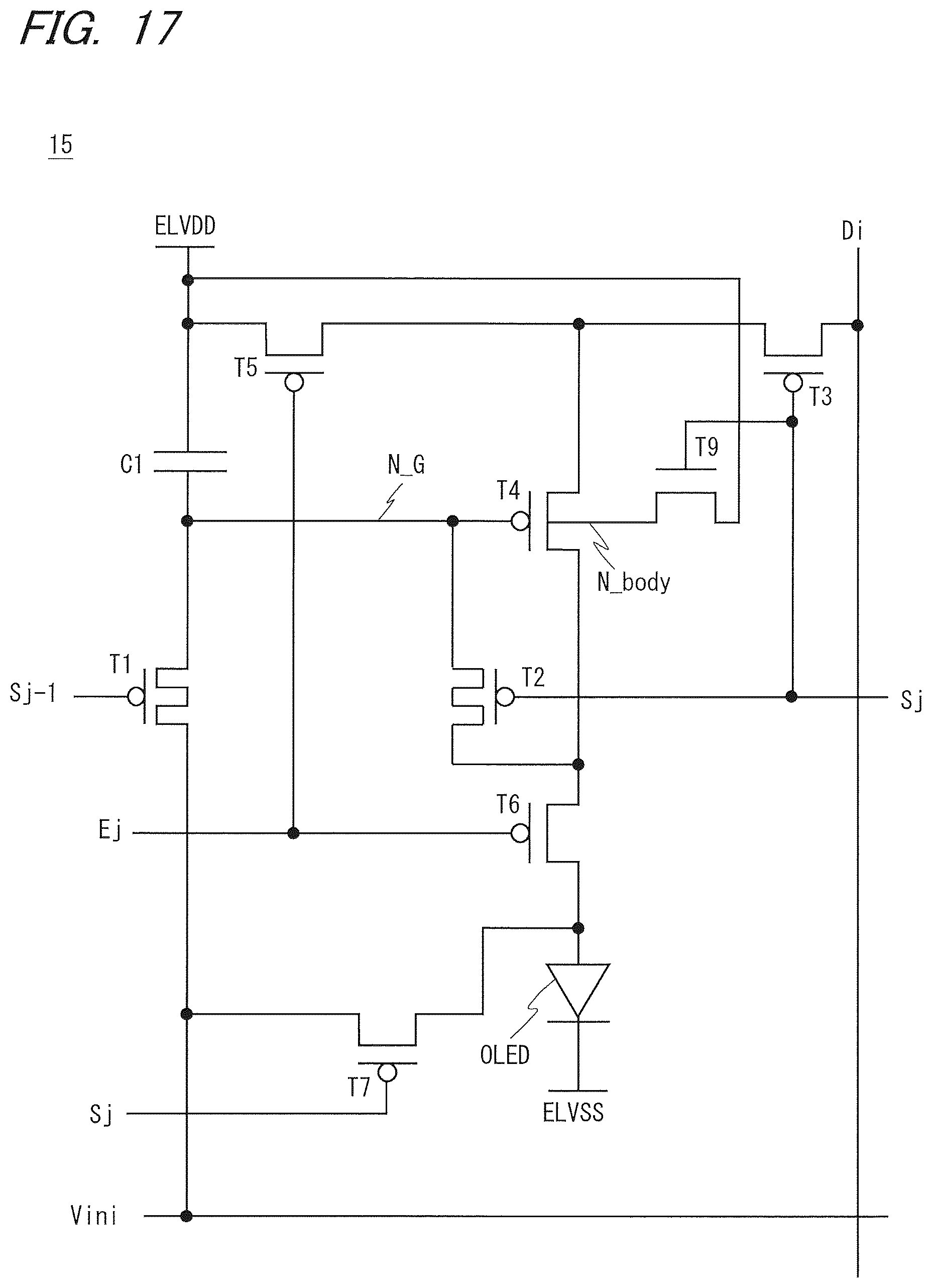 Patent US12347383 Figure 17 – Display device