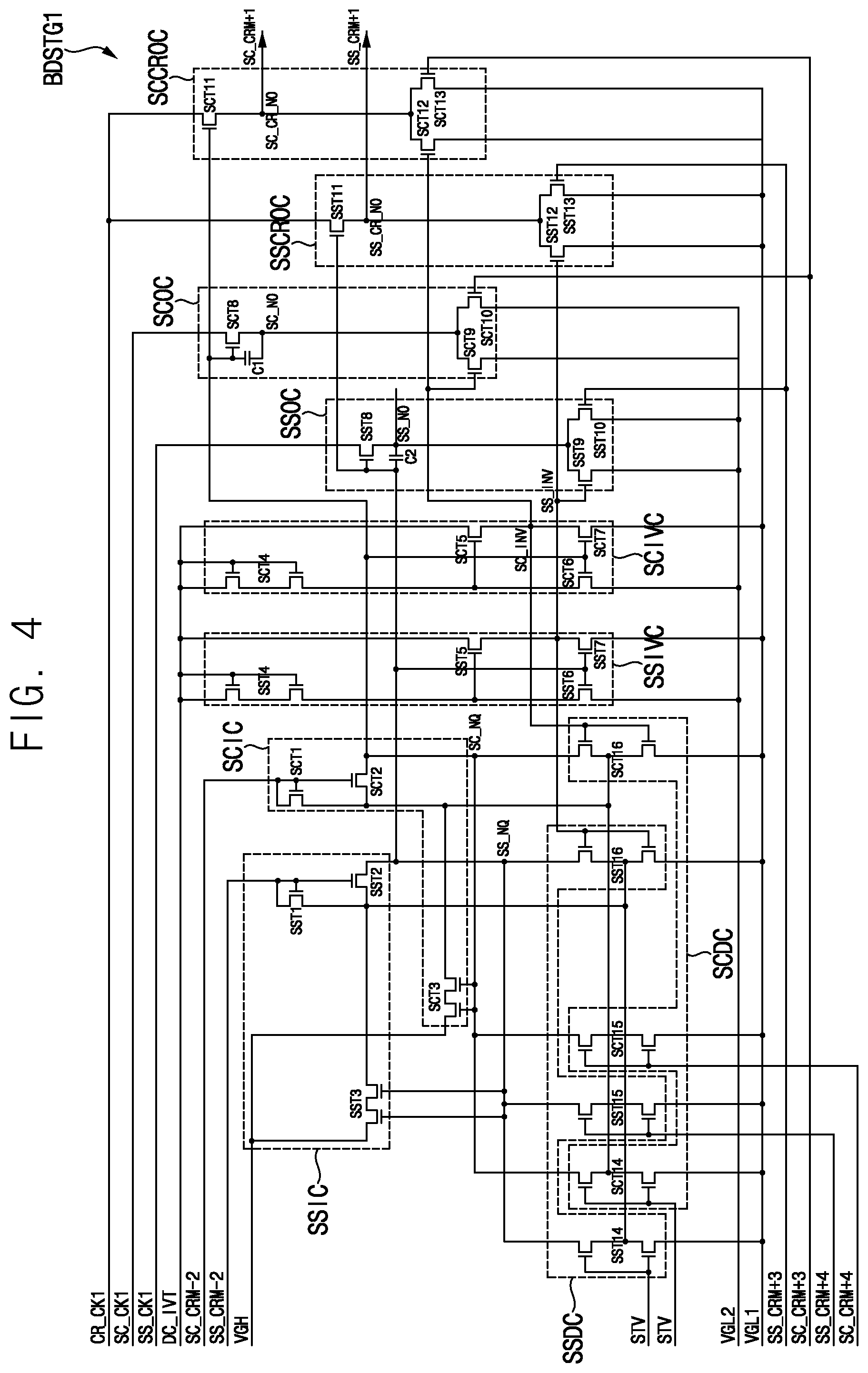 Patent US12347388 Figure 4 – Gate driver and display device