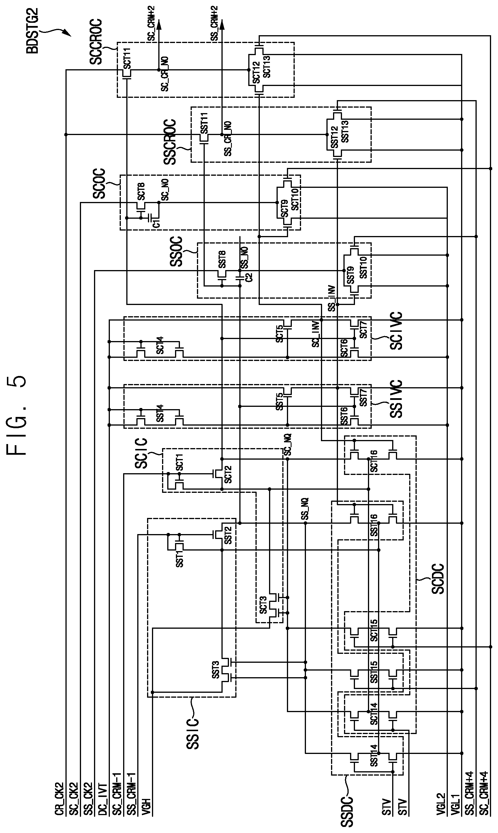 Patent US12347388 Figure 5 – Gate driver and display device