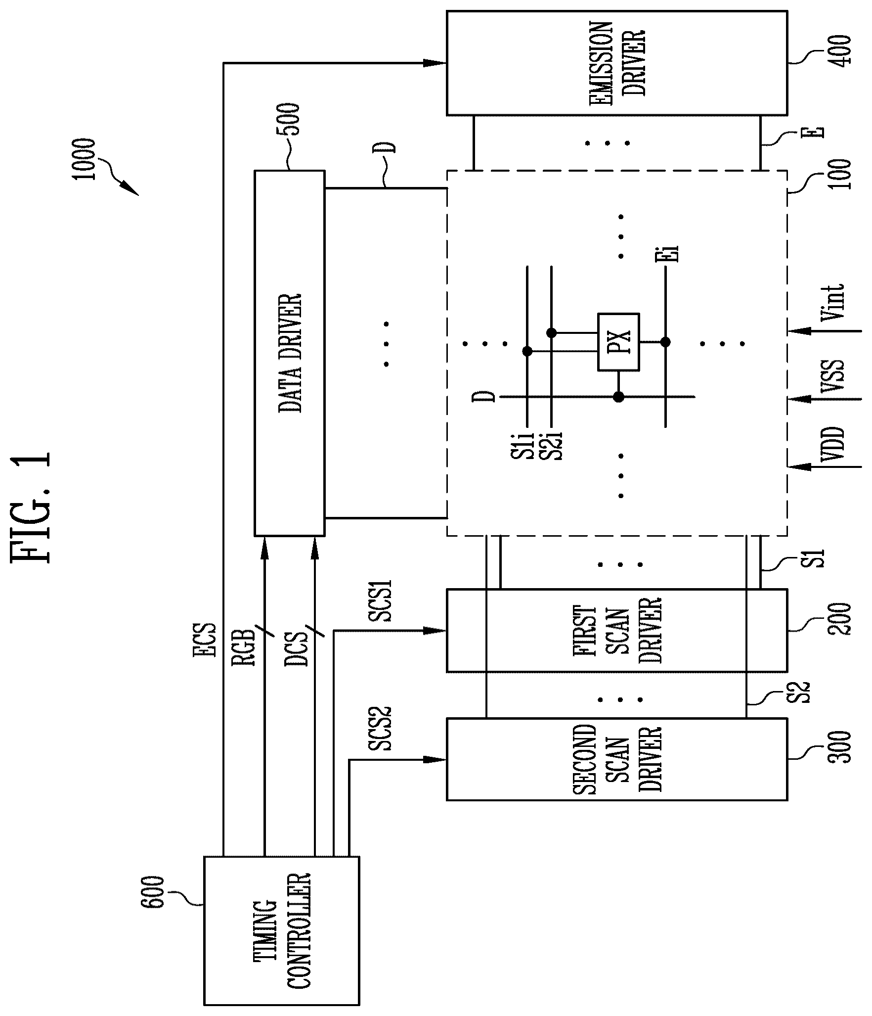 Patent US12347391 Figure 1 – Gate driver and display device including the same
