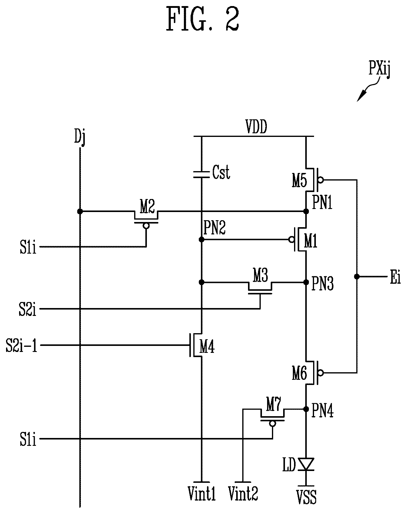 Patent US12347391 Figure 2 – Gate driver and display device including the same