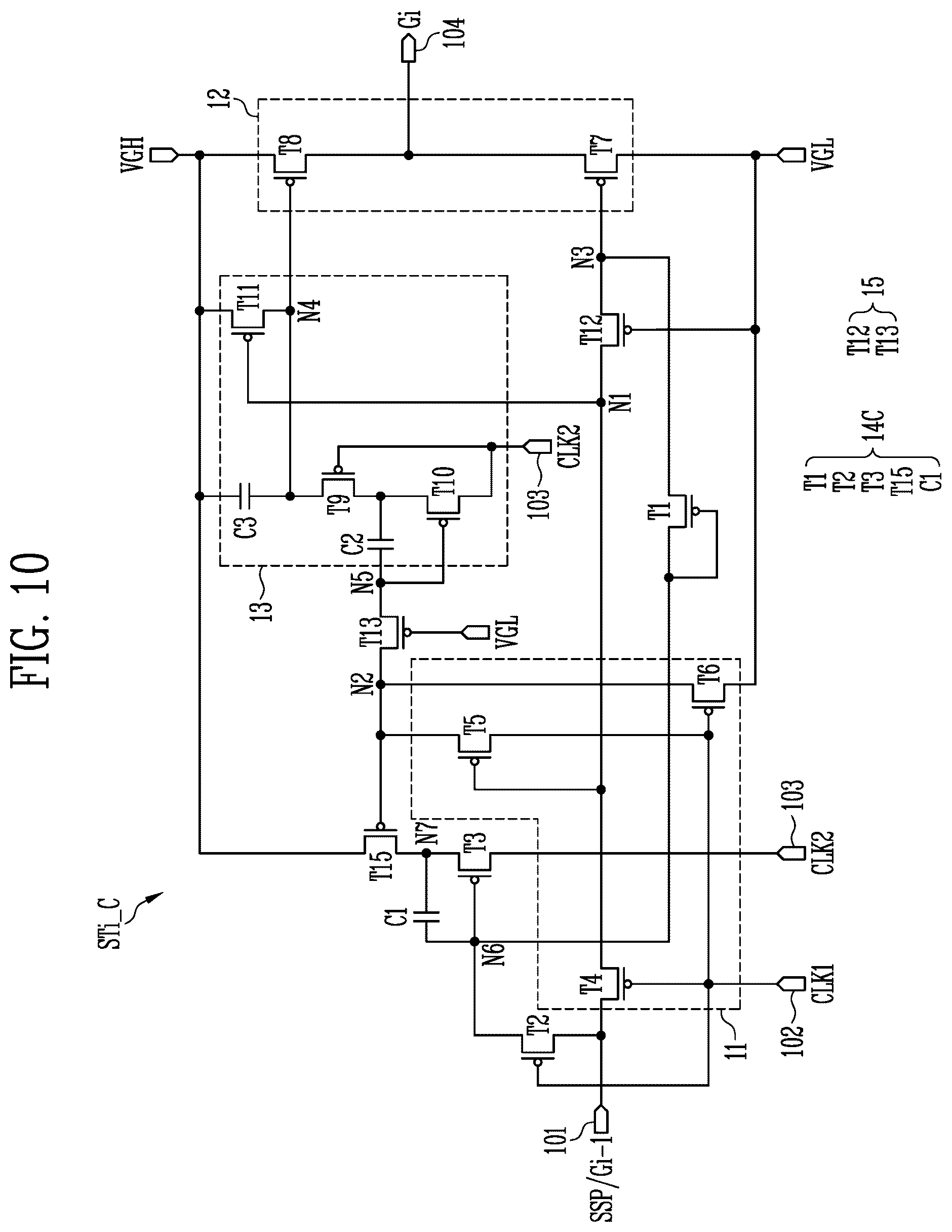 Patent US12347391 Figure 11 – Gate driver and display device including the same