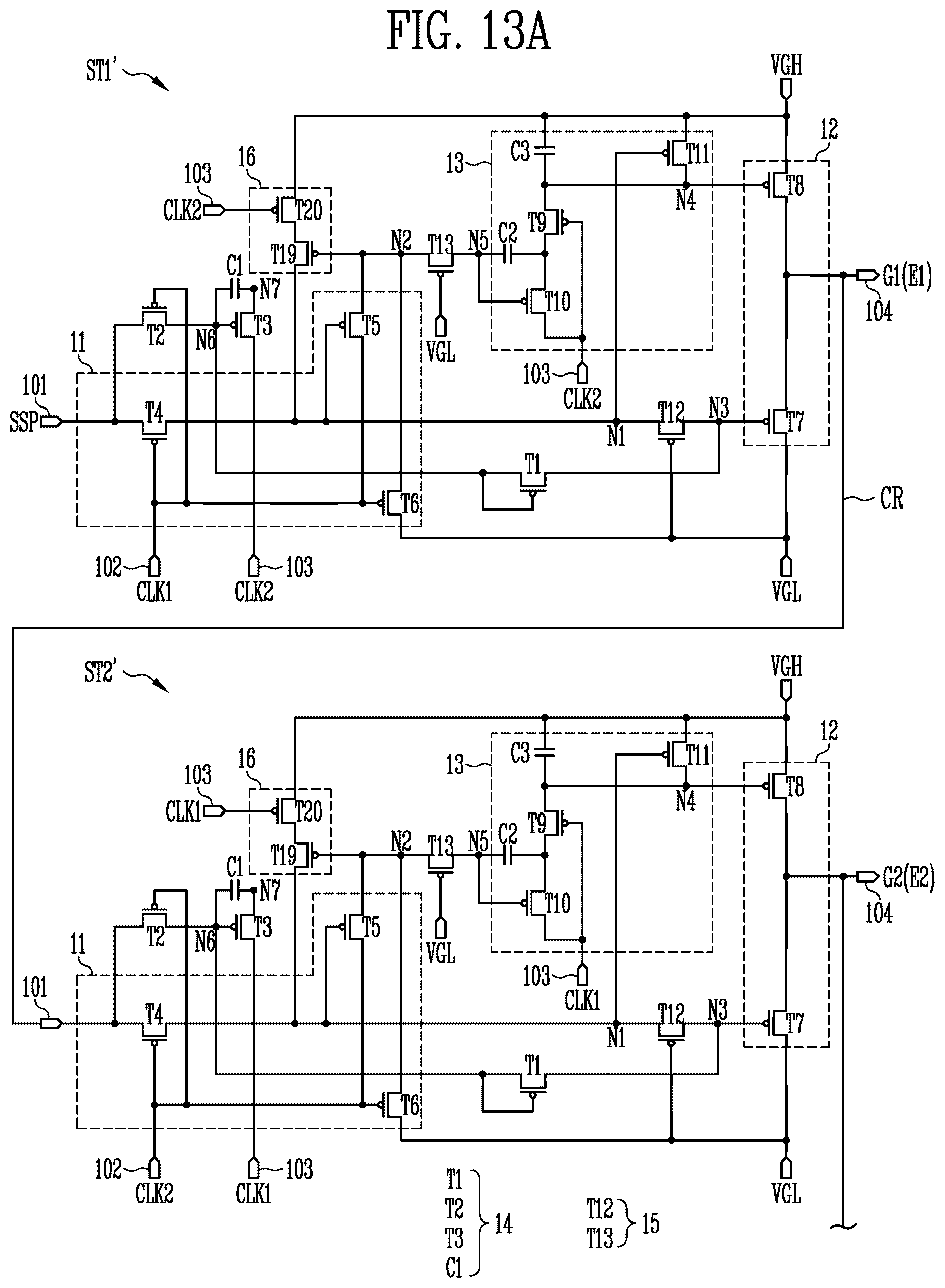 Patent US12347391 Figure 14 – Gate driver and display device including the same