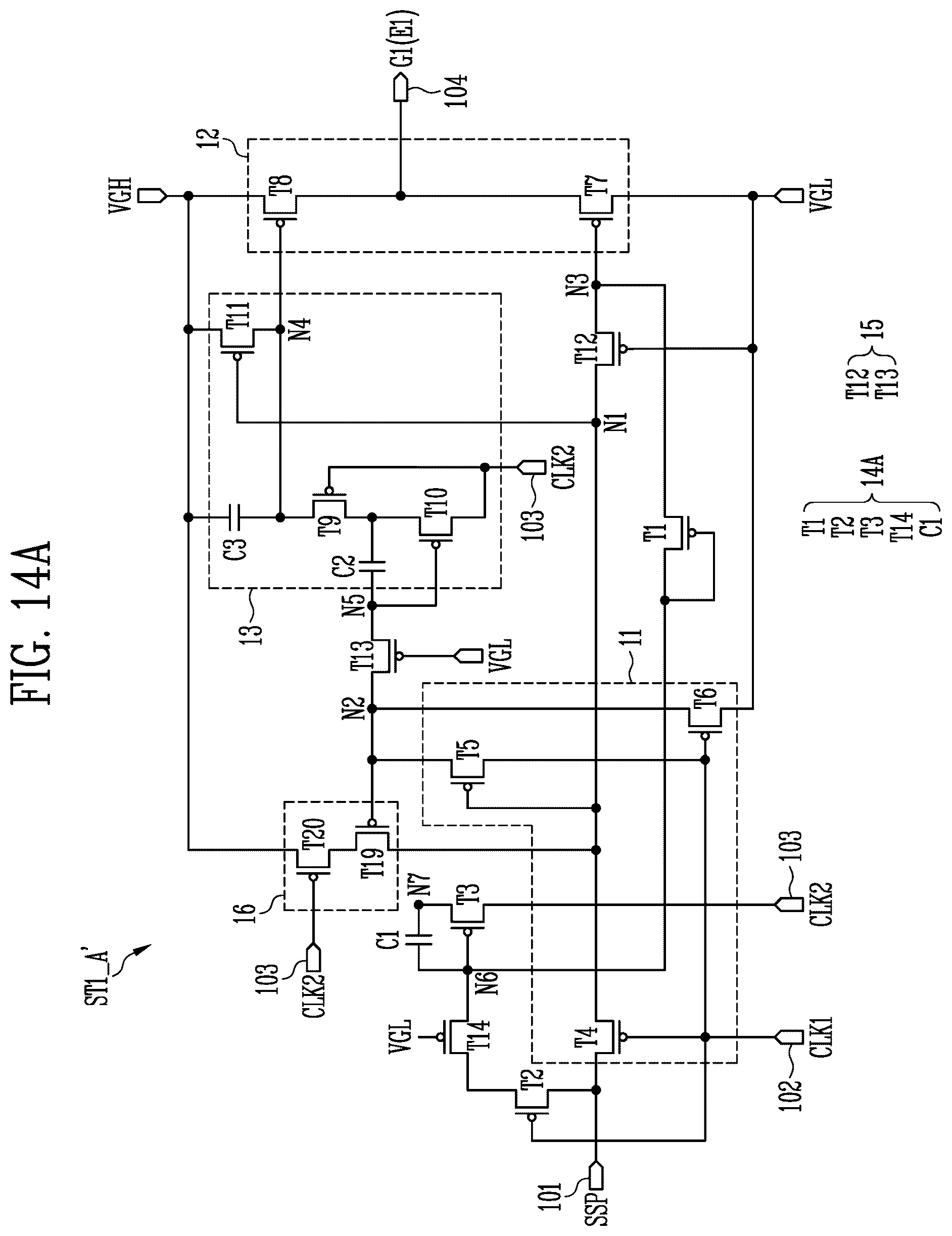 Patent US12347391 Figure 16 – Gate driver and display device including the same
