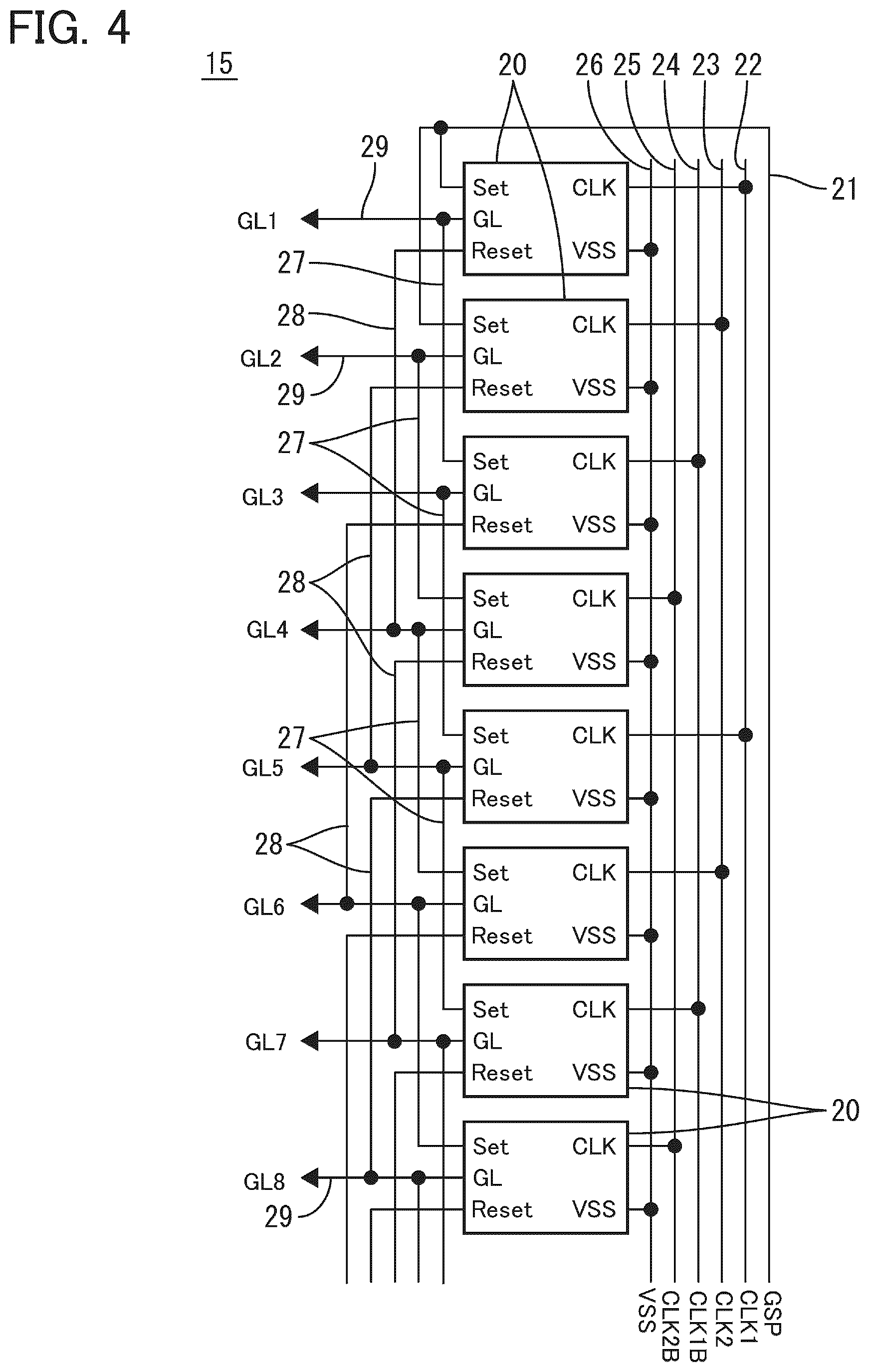 Patent US12347403 Figure 4 – Transistor, circuit substrate, and display device