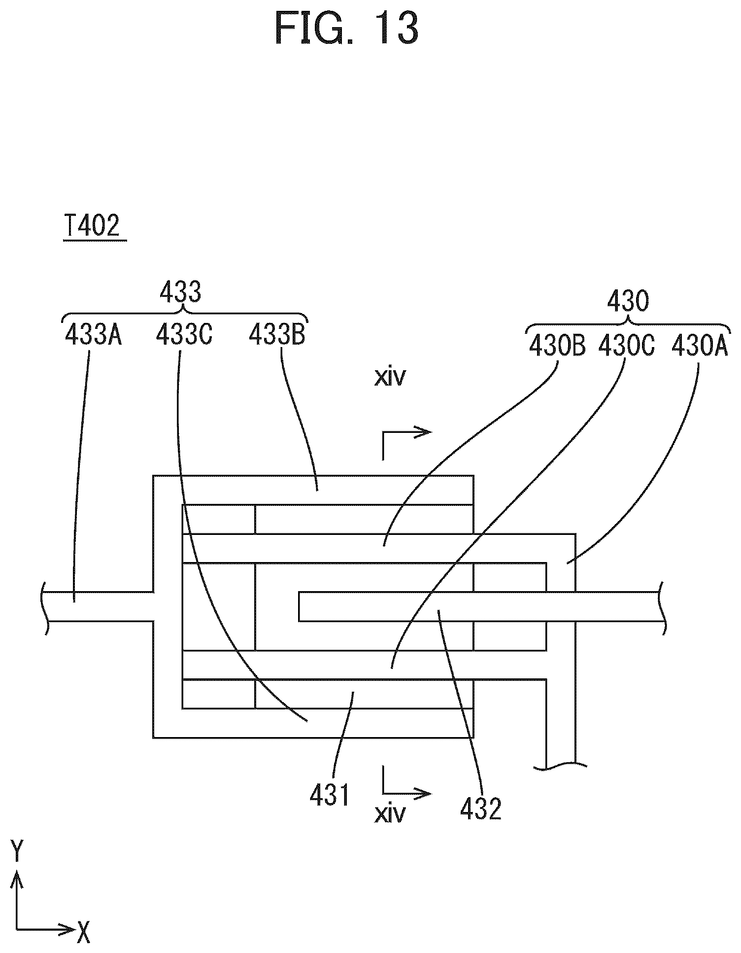 Patent US12347403 Figure 13 – Transistor, circuit substrate, and display device