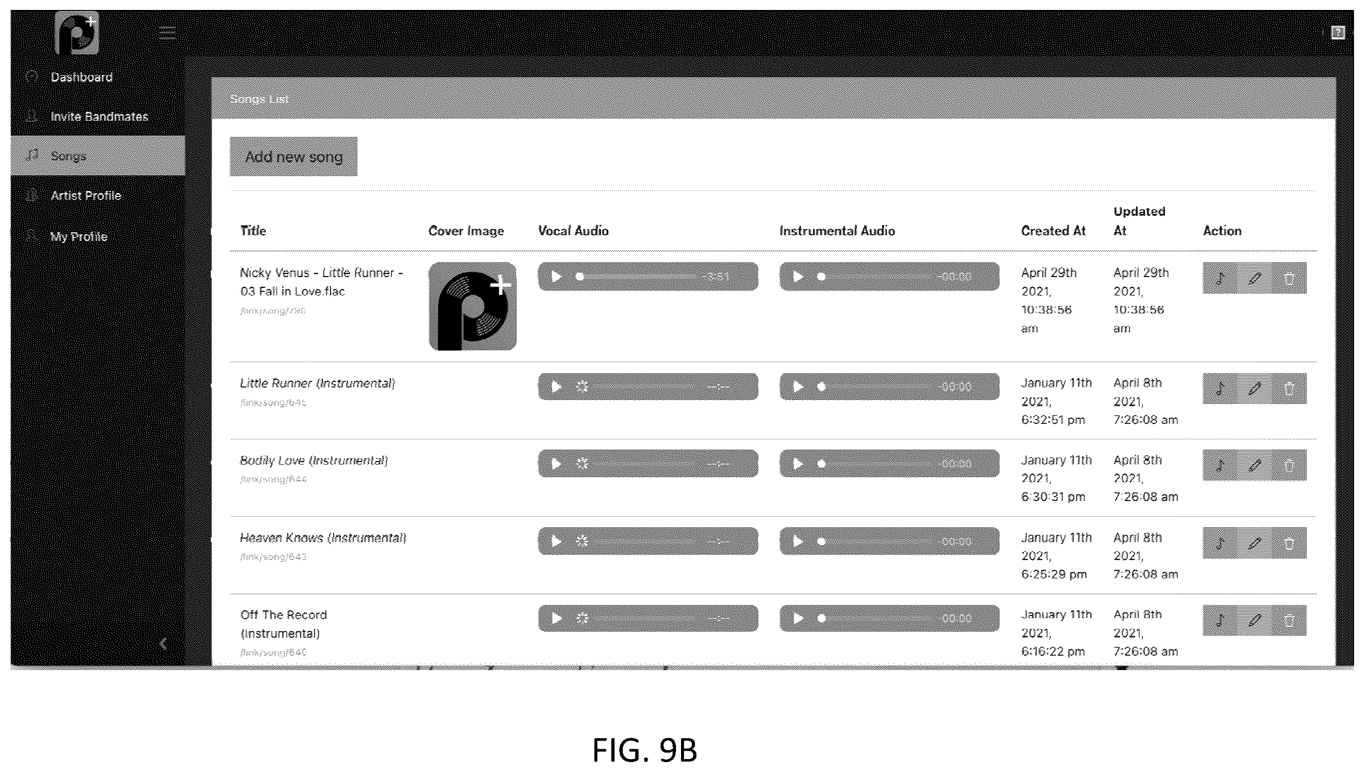 Patent US12347409 Figure 11 – Systems and methods for converting music into segmented digital assets for dynamic uses in digital experiences