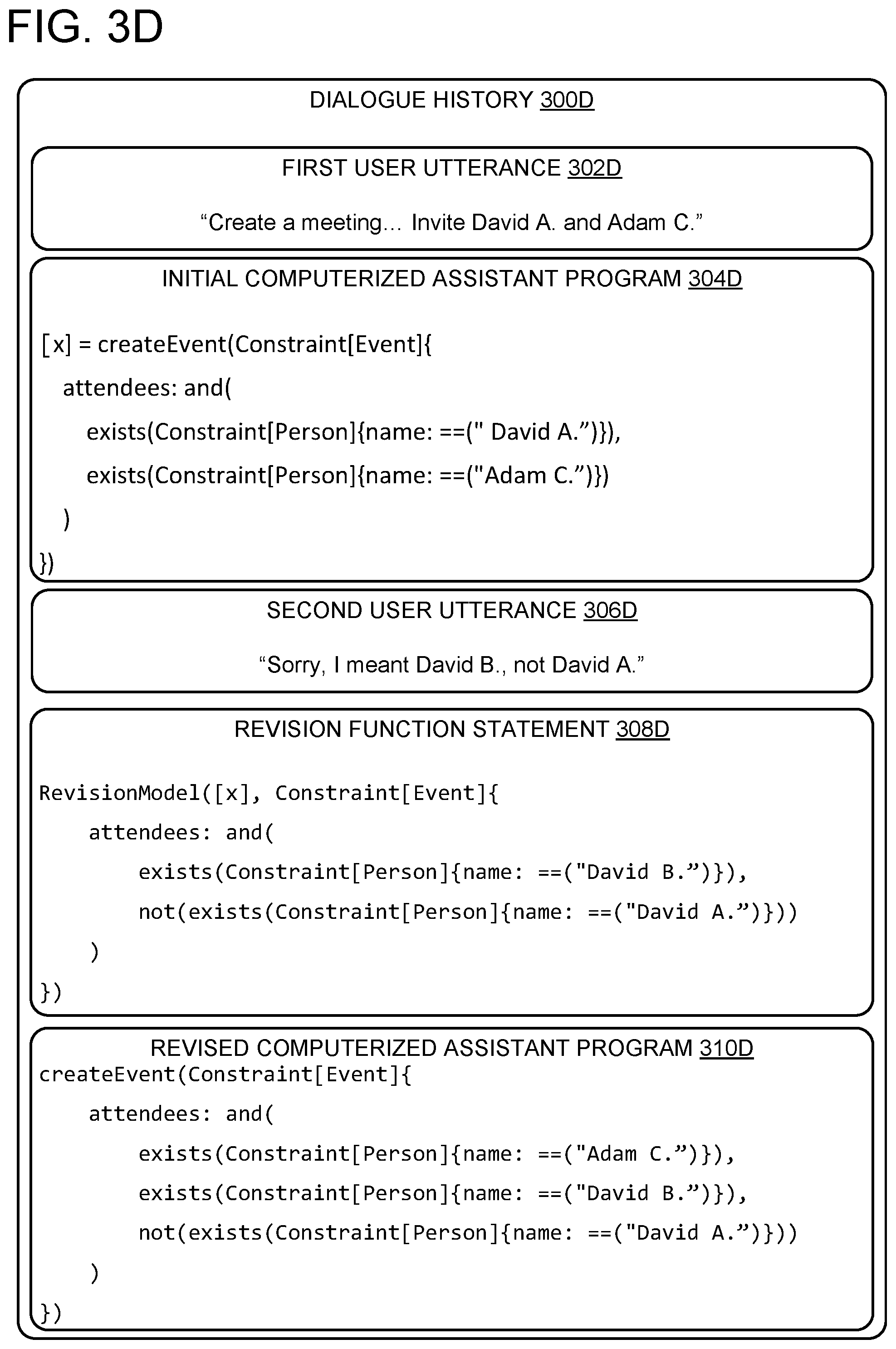 Patent US12347431 Figure 6 – Updating constraints for computerized assistant actions