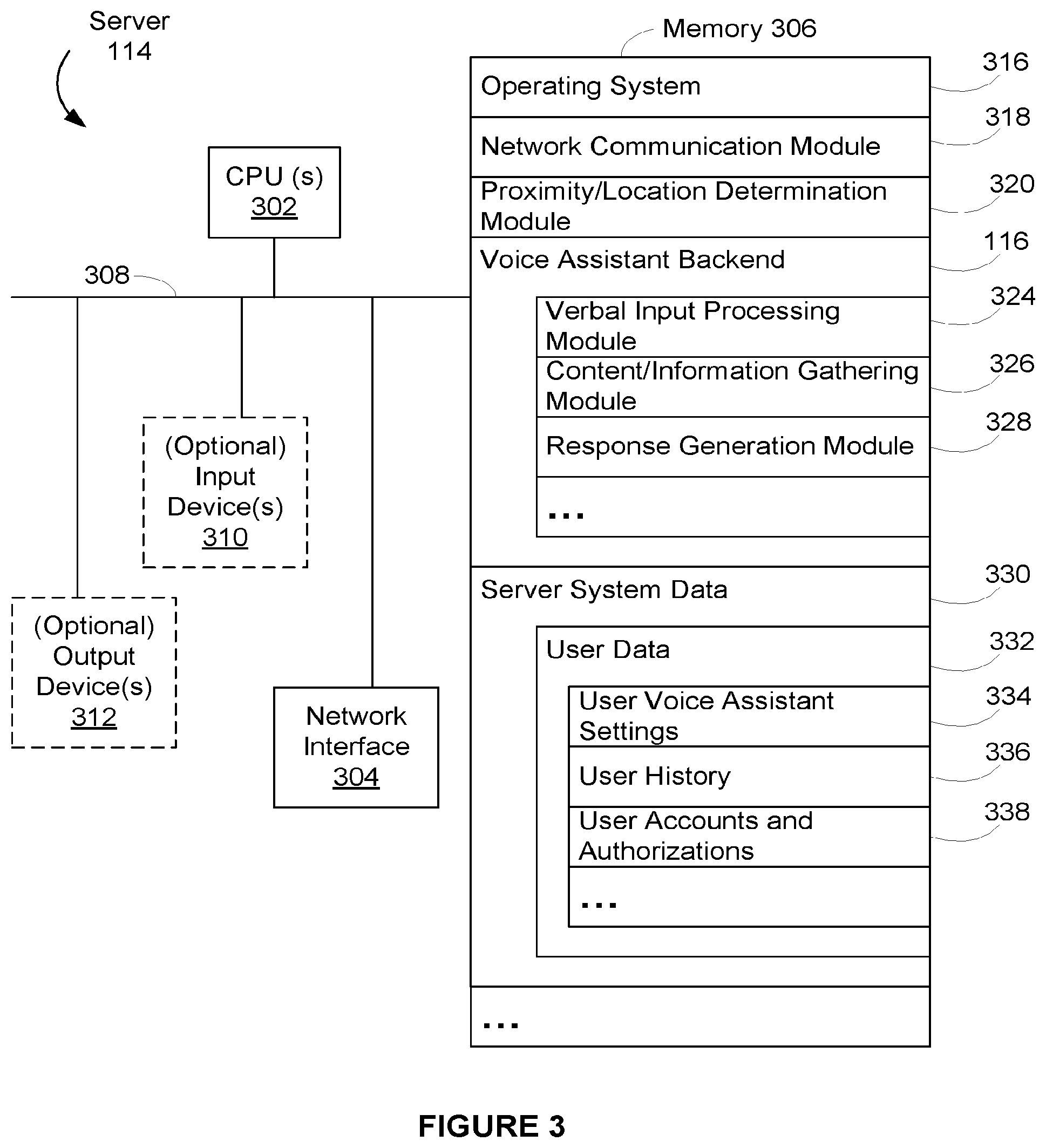 Patent US12347433 Figure 3 – Implementations for voice assistant on devices