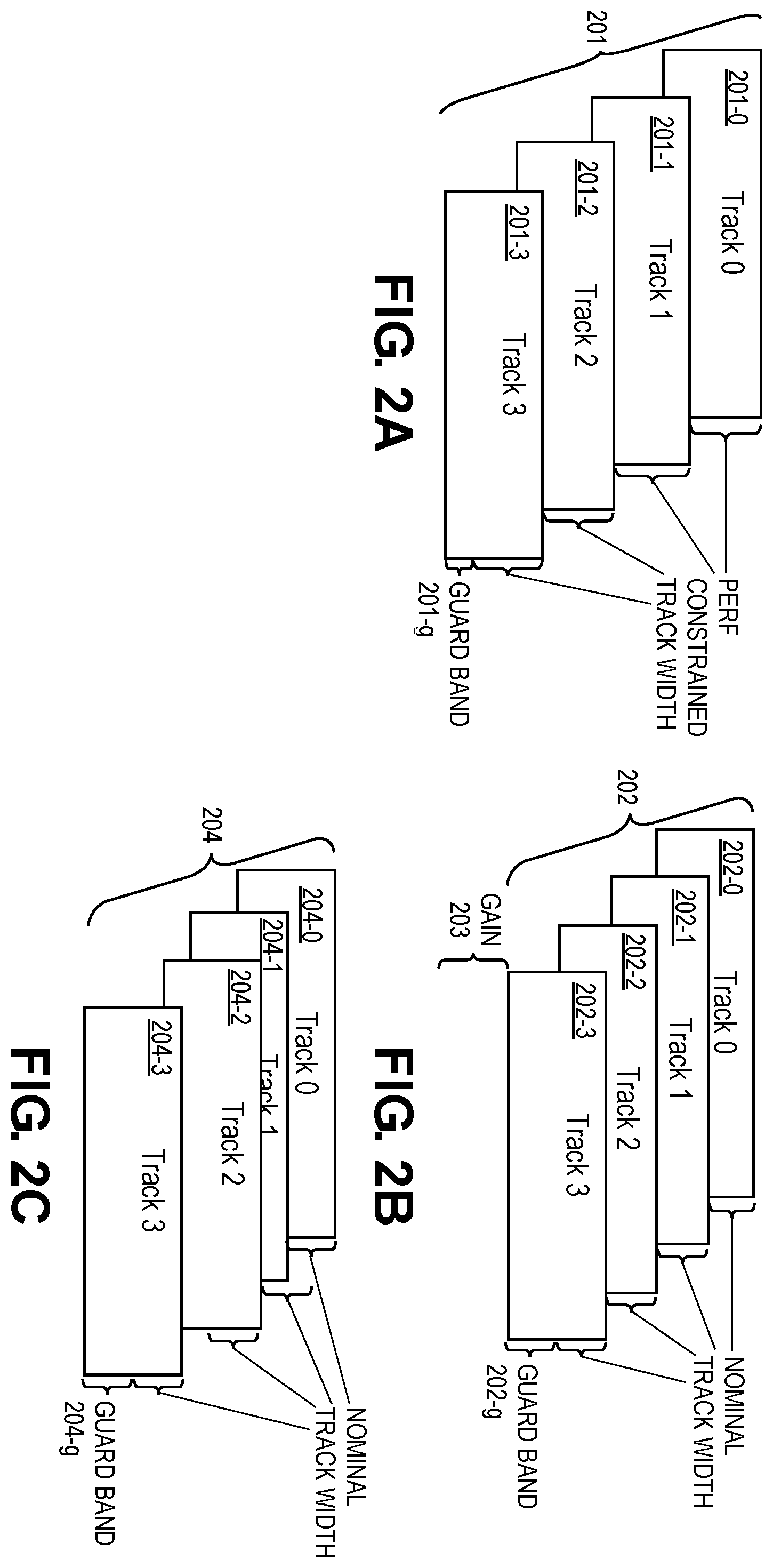 Patent US12347455 Figure 2 – Dynamic track pitch in shingled magnetic recording hard disk drive