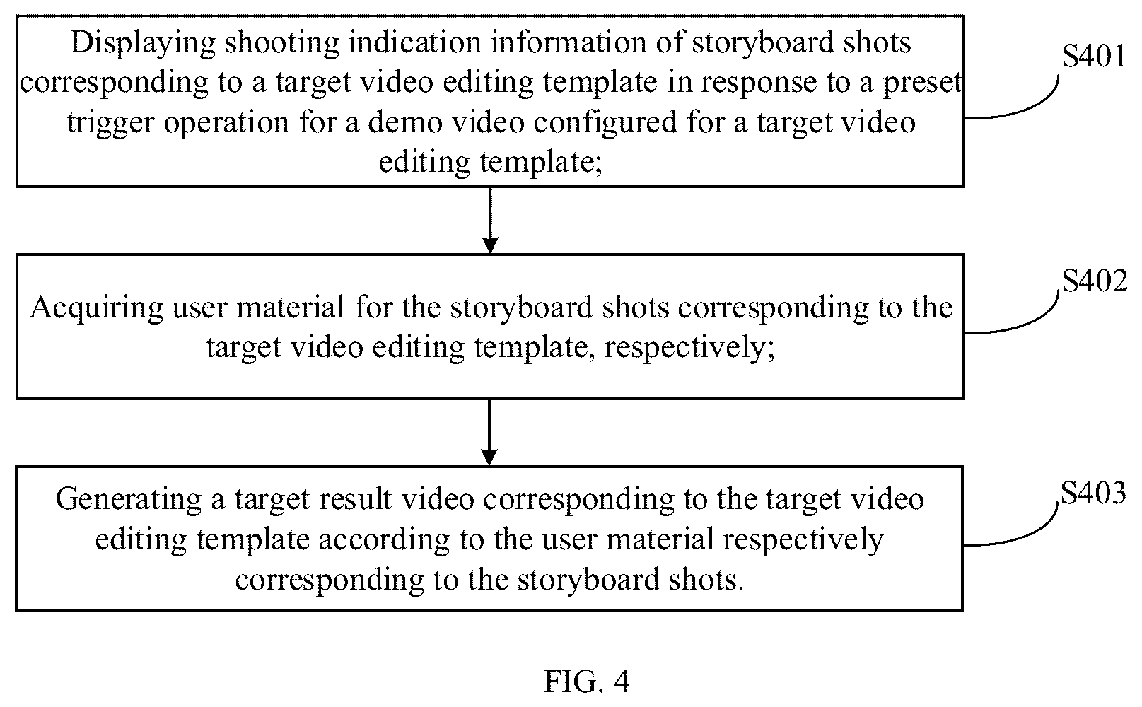 Patent US12347461 Figure 4 – Video generation method, apparatus, device, and storage medium