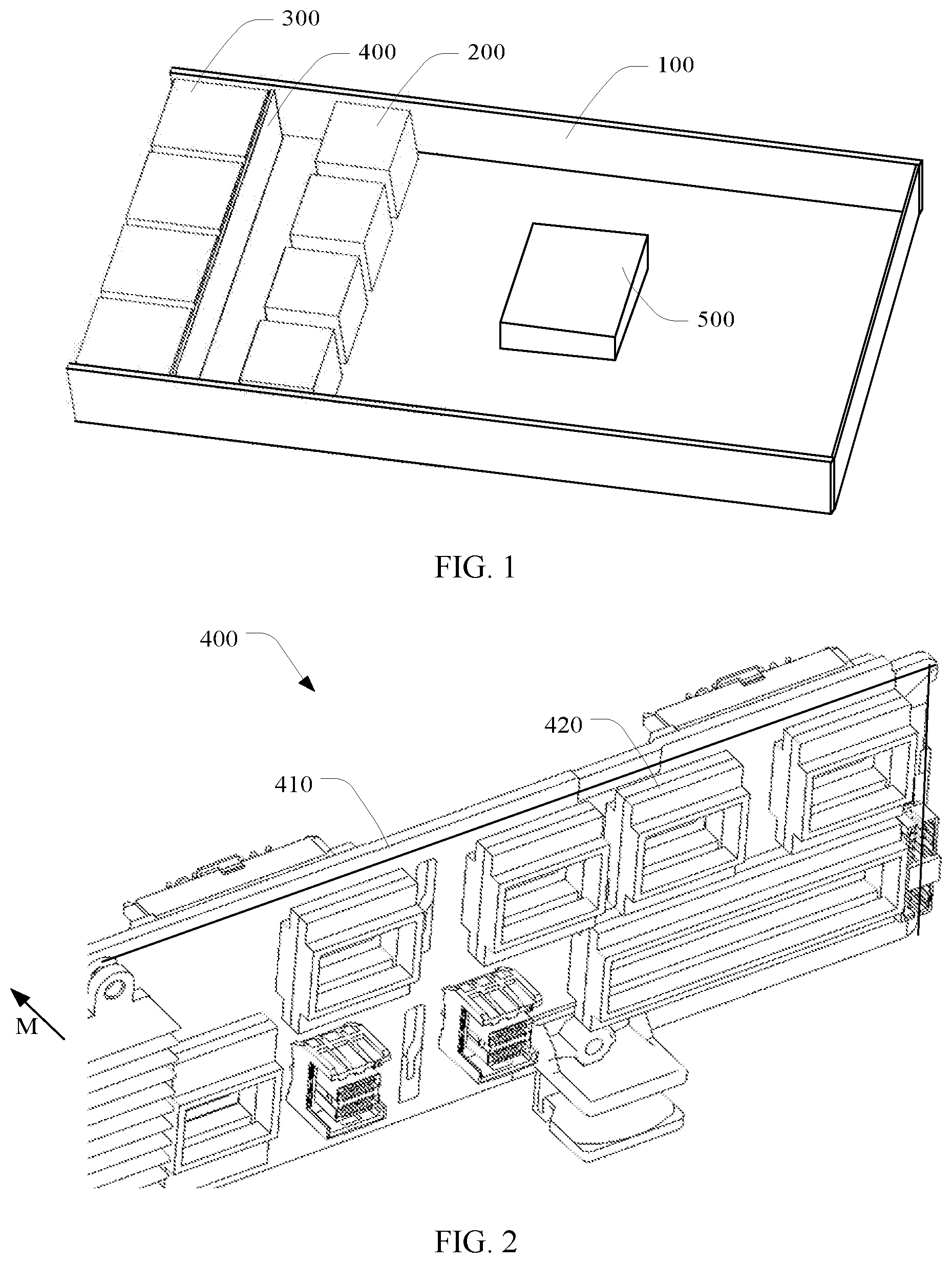 Patent US12347464 Figure 1 – Hard drive backplane assembly and electronic device