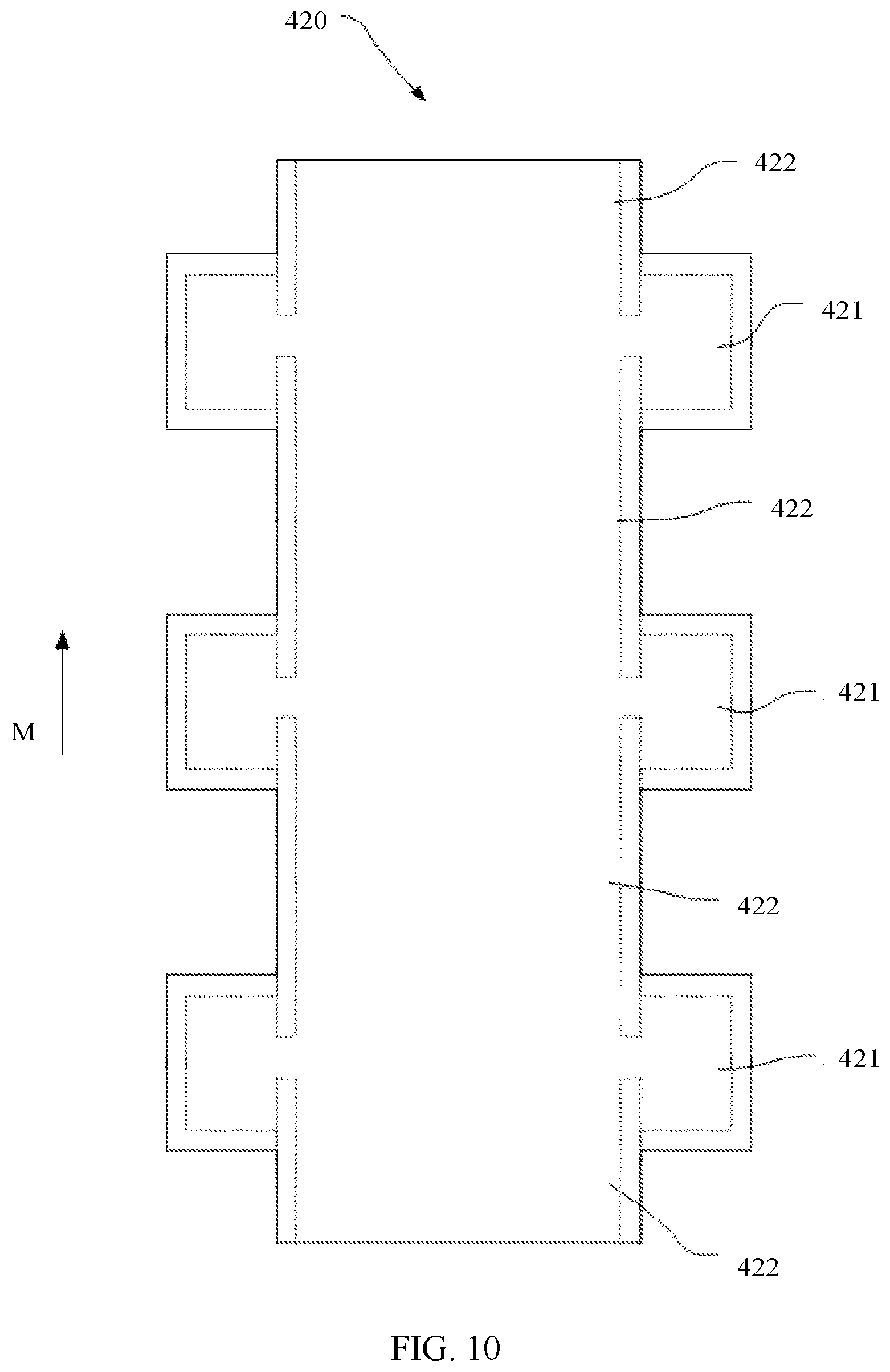 Patent US12347464 Figure 6 – Hard drive backplane assembly and electronic device