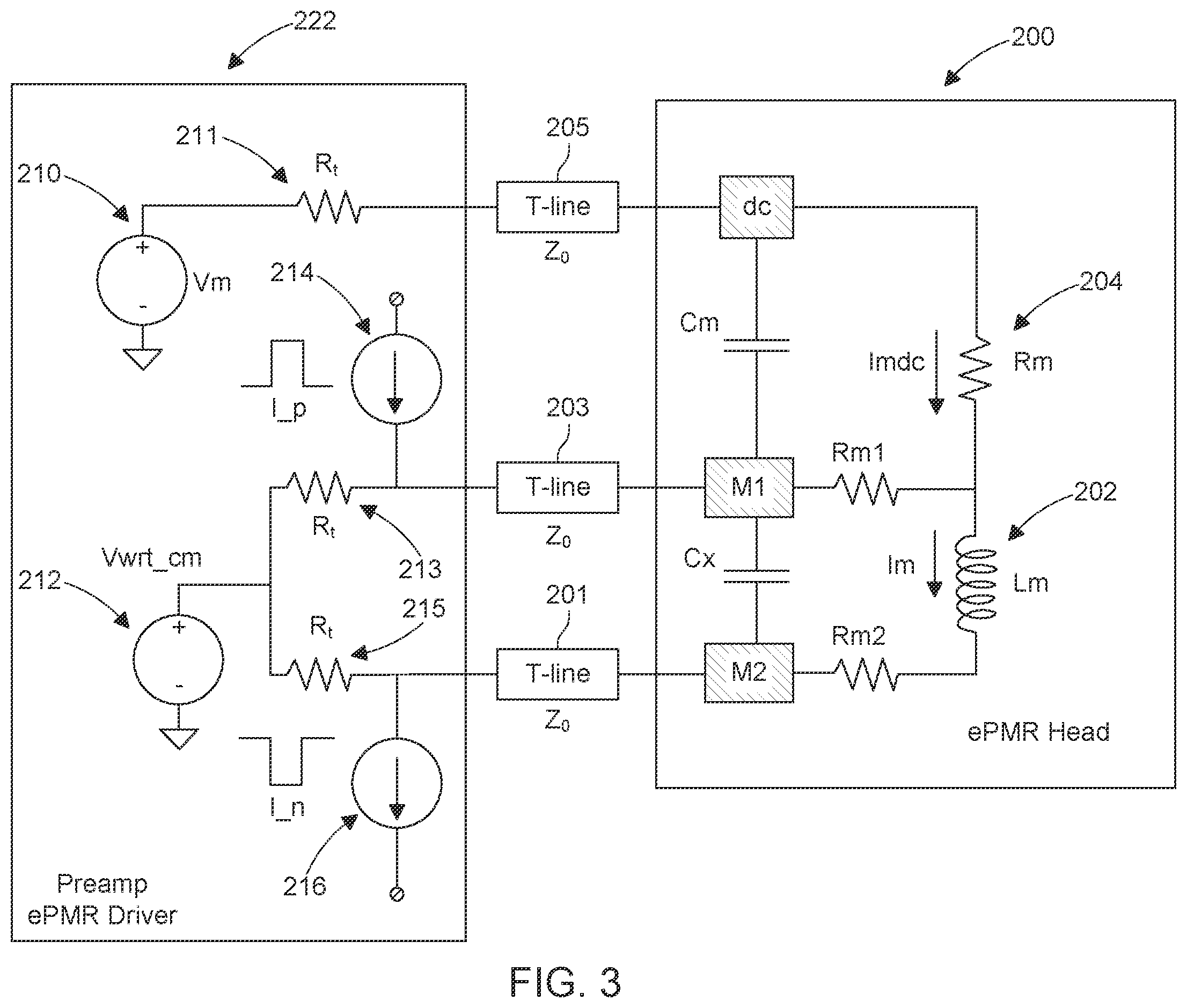 Patent US12347467 Figure 3 – DC and synchronized energy assisted perpendicular magnetic recording (EPMR) driver circuit for hard disk drive (HDD)