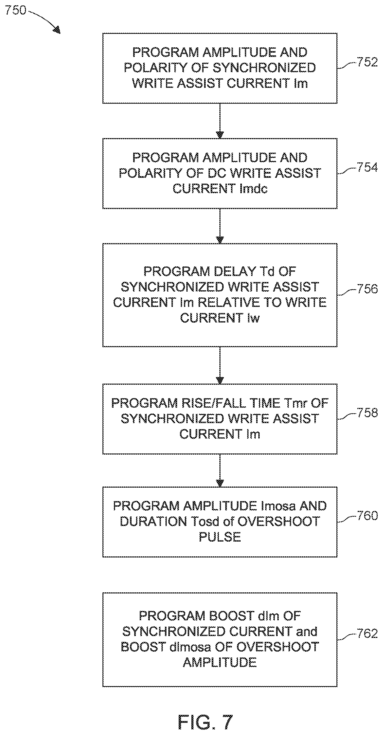 Patent US12347467 Figure 7 – DC and synchronized energy assisted perpendicular magnetic recording (EPMR) driver circuit for hard disk drive (HDD)