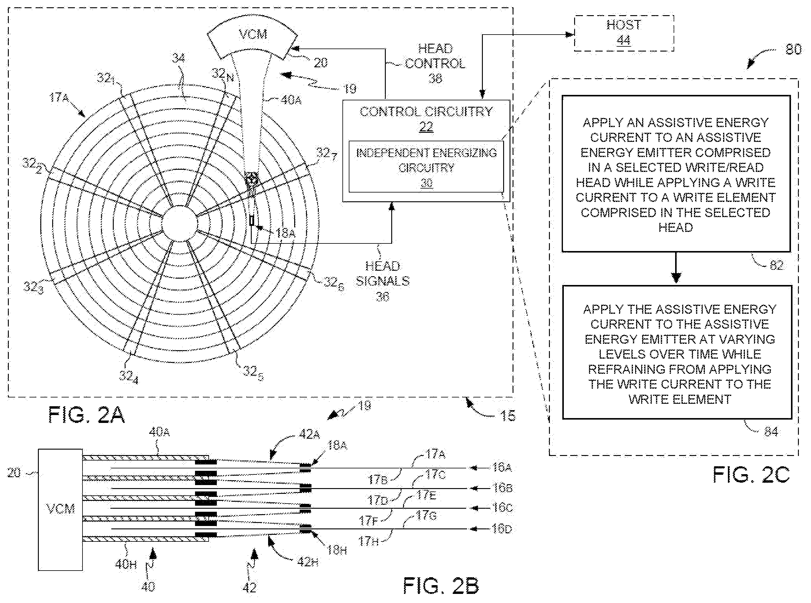 Patent US12347468 Figure 2 – Energy-assisted magnetic recording data storage device with opportunistic boosted laser pre-biasing