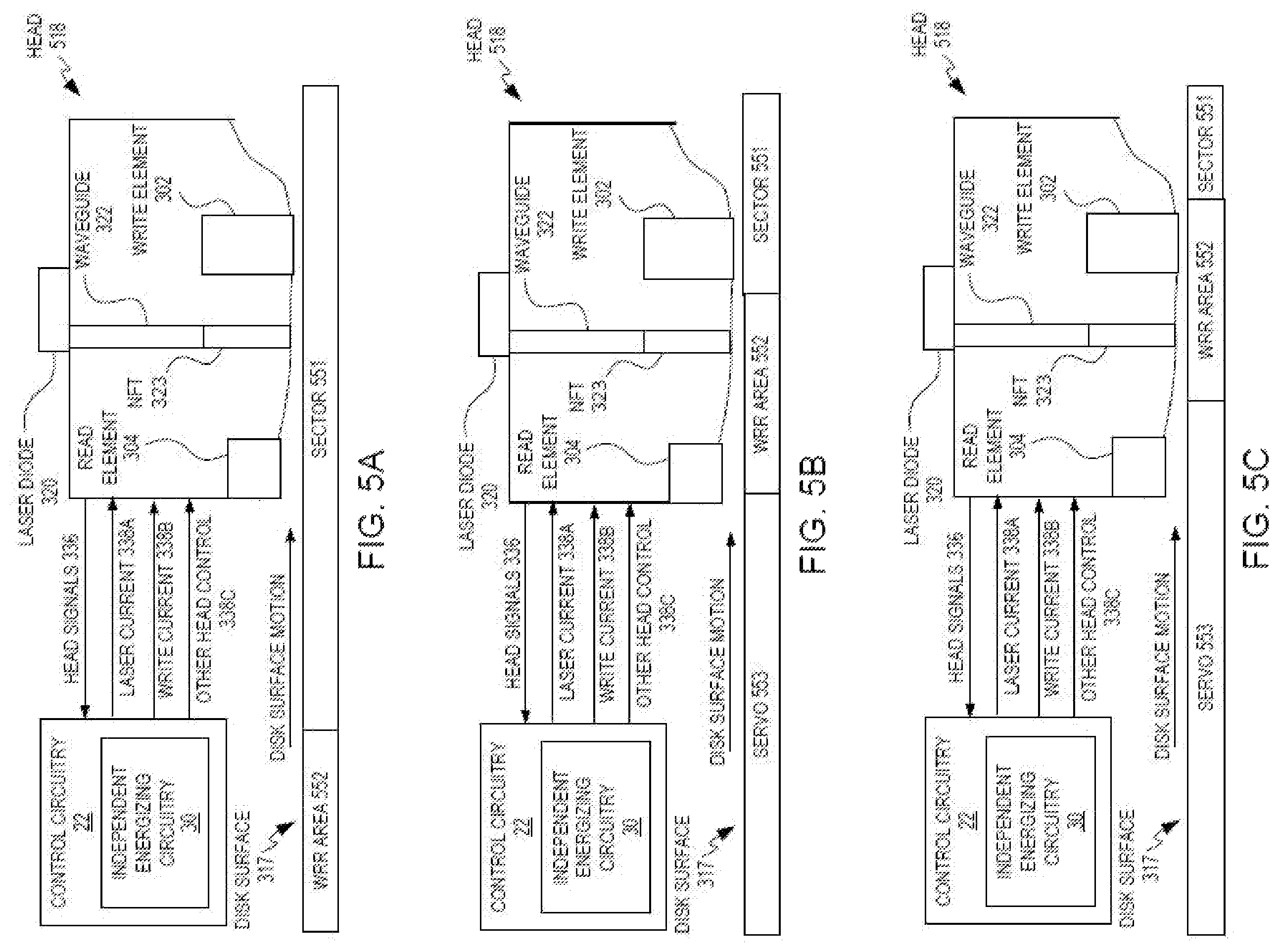 Patent US12347468 Figure 5 – Energy-assisted magnetic recording data storage device with opportunistic boosted laser pre-biasing