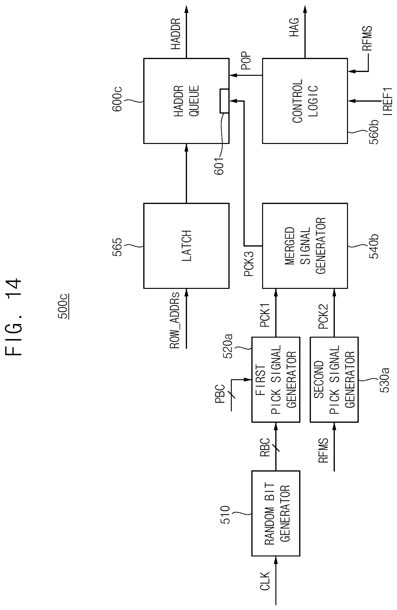 Patent US12347477 Figure 14 – Integrated circuit memory devices having efficient row hammer management and memory systems including the same