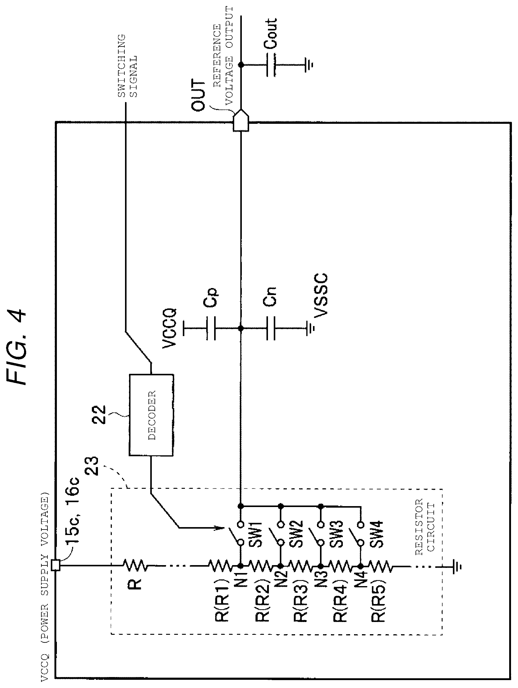 Patent US12347478 Figure 4 – Voltage generation circuit and interface circuit