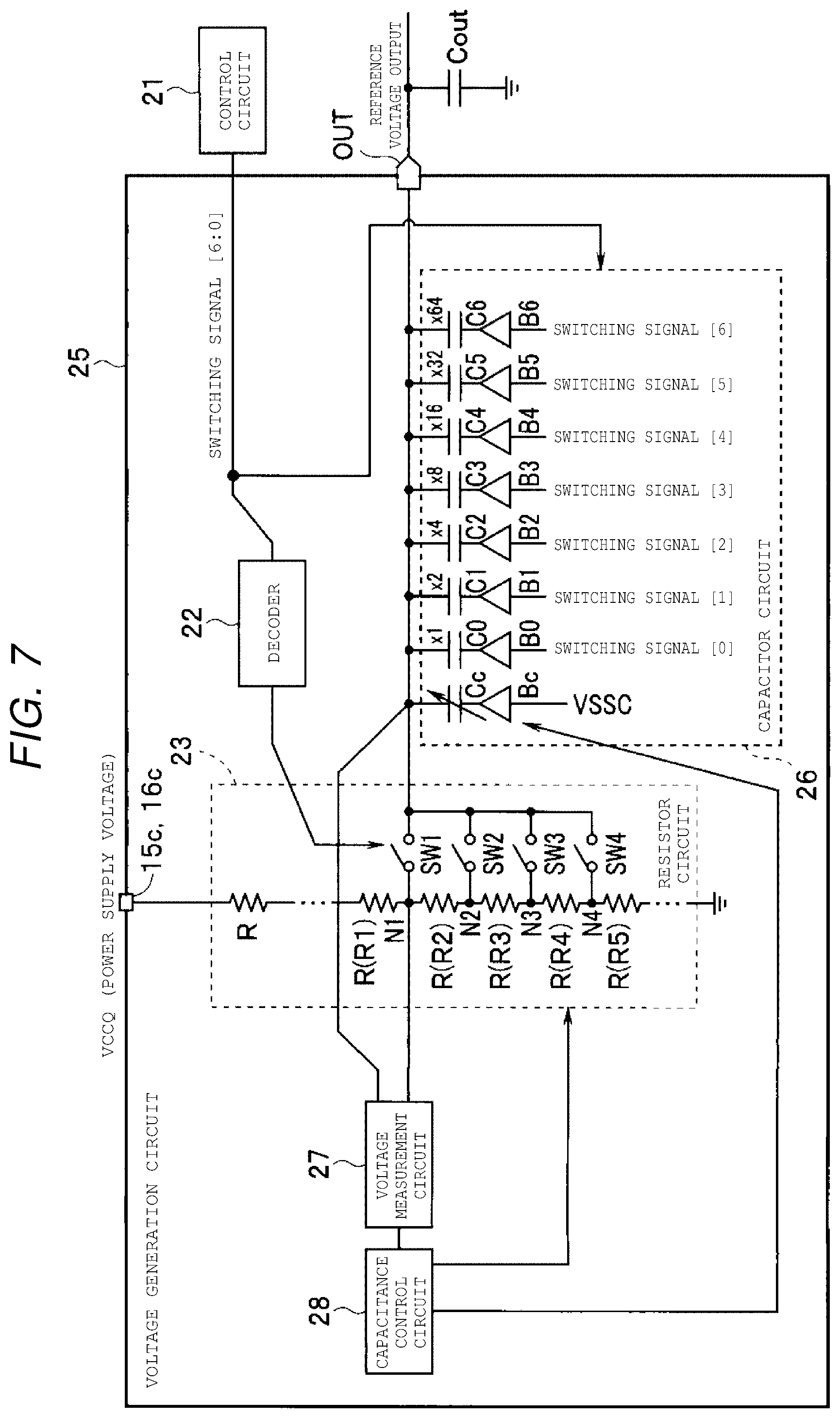 Patent US12347478 Figure 7 – Voltage generation circuit and interface circuit