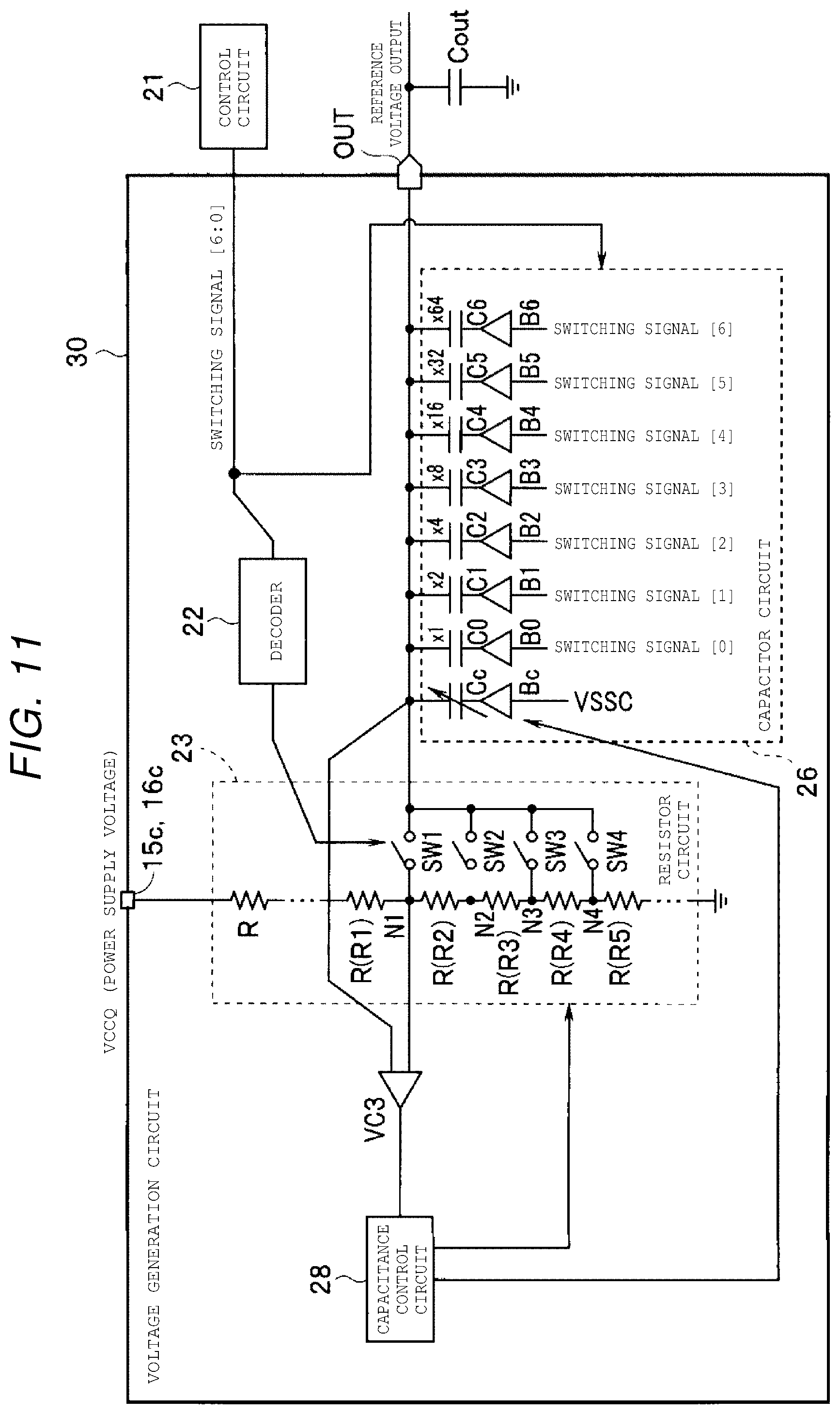 Patent US12347478 Figure 11 – Voltage generation circuit and interface circuit